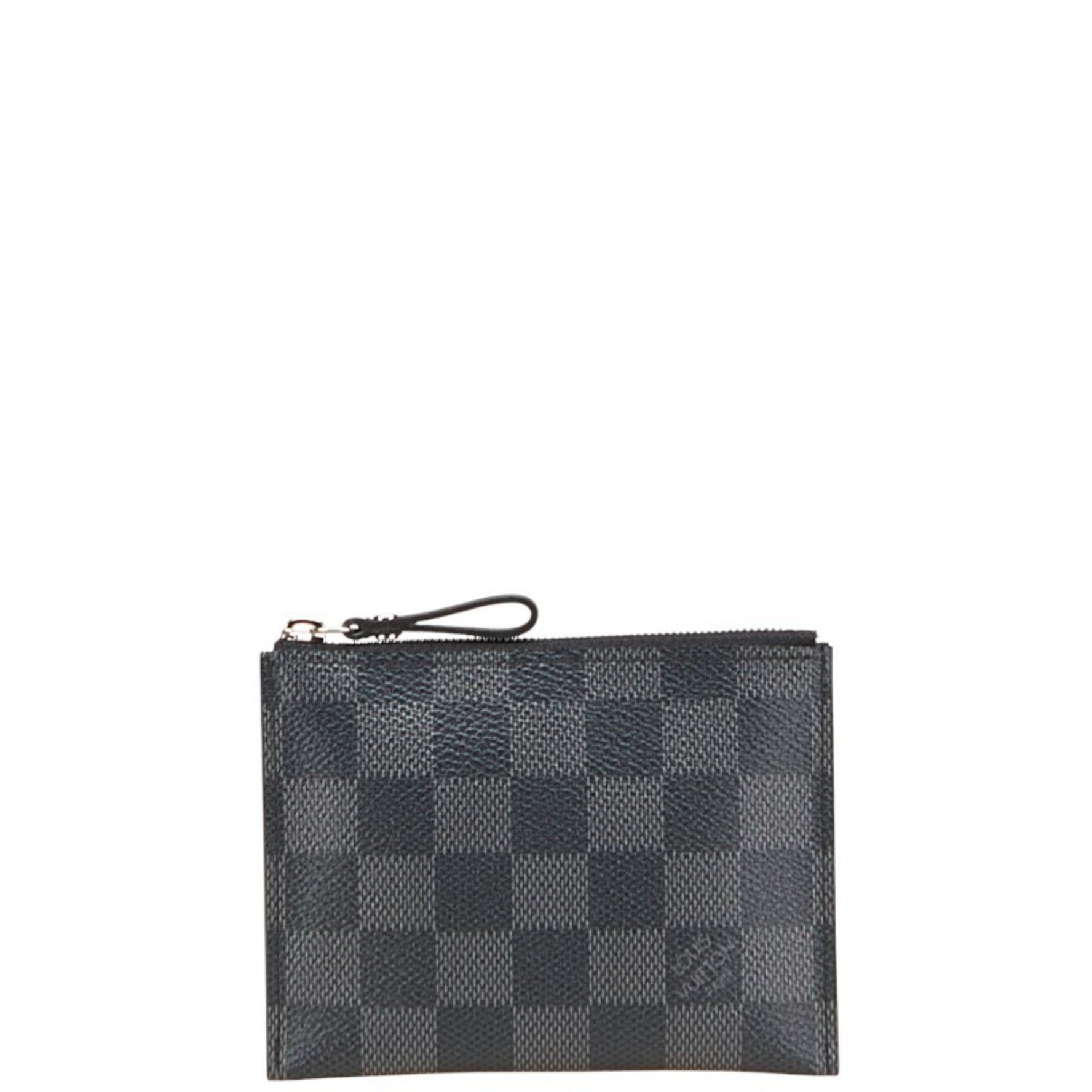 Louis Vuitton Damier Graphite Portefeuille Compact Modular Coin Purse PVC Leather
