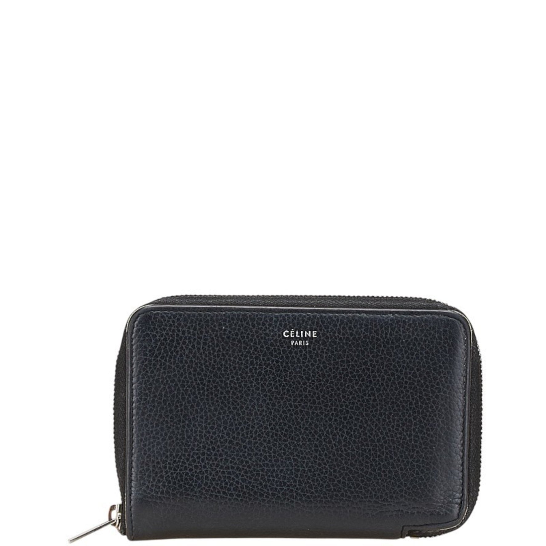 Celine bifold wallet in leather .