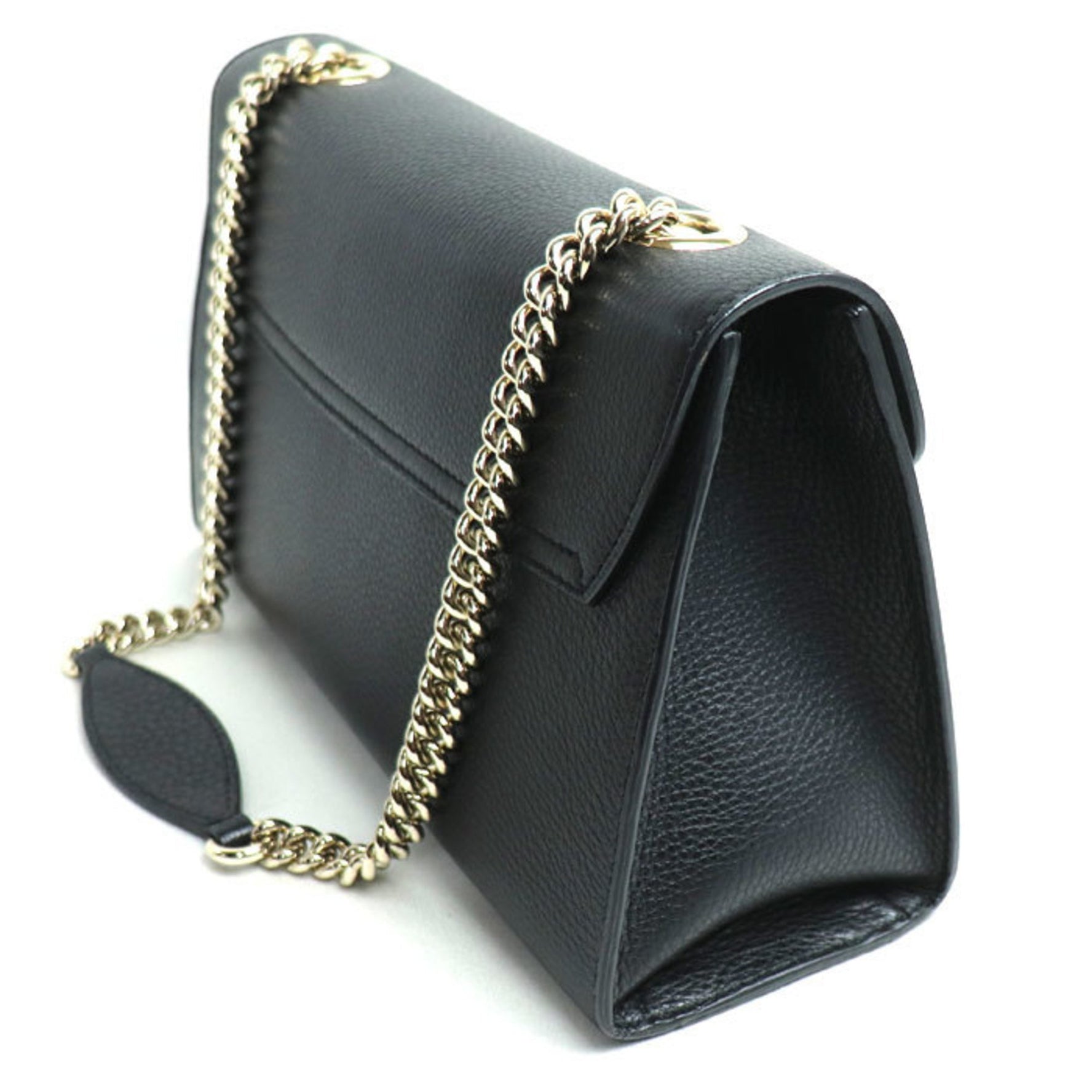 GUCCI Emily Chain Shoulder Bag Black Women's