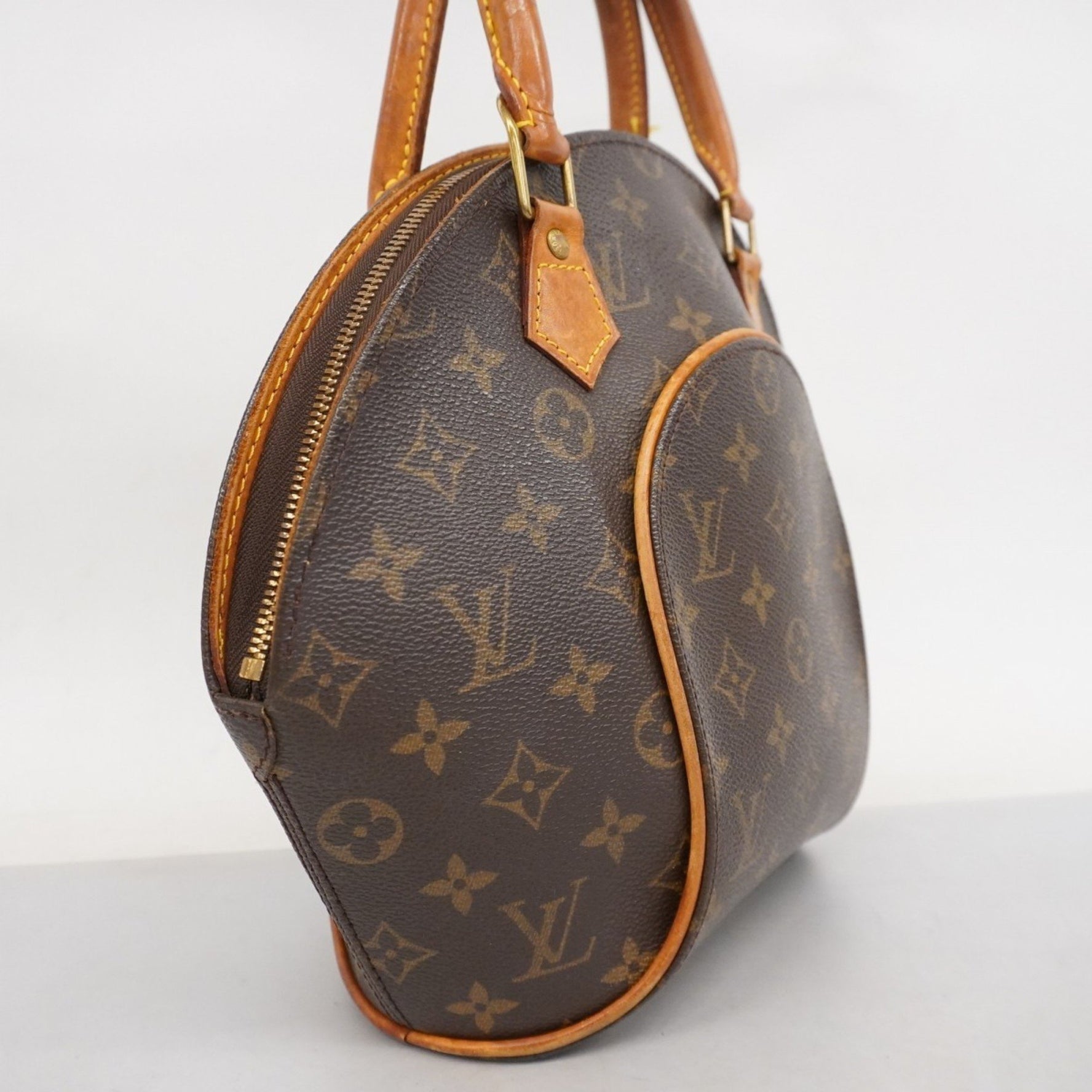 Louis Vuitton Monogram Ellipse PM Handbag M51127 Brown Women's
