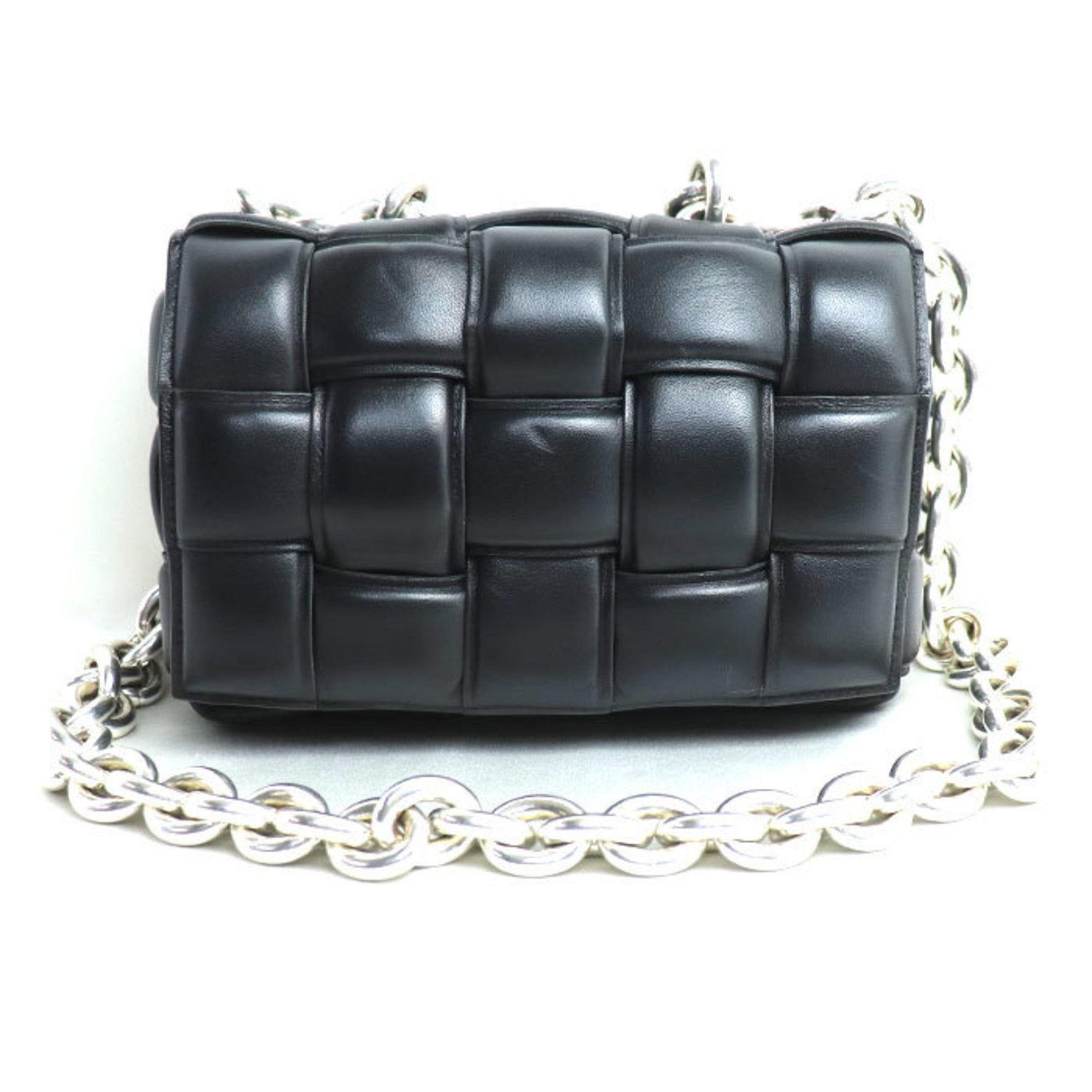 BOTTEGA VENETA Padded Cassette Chain Shoulder Bag
