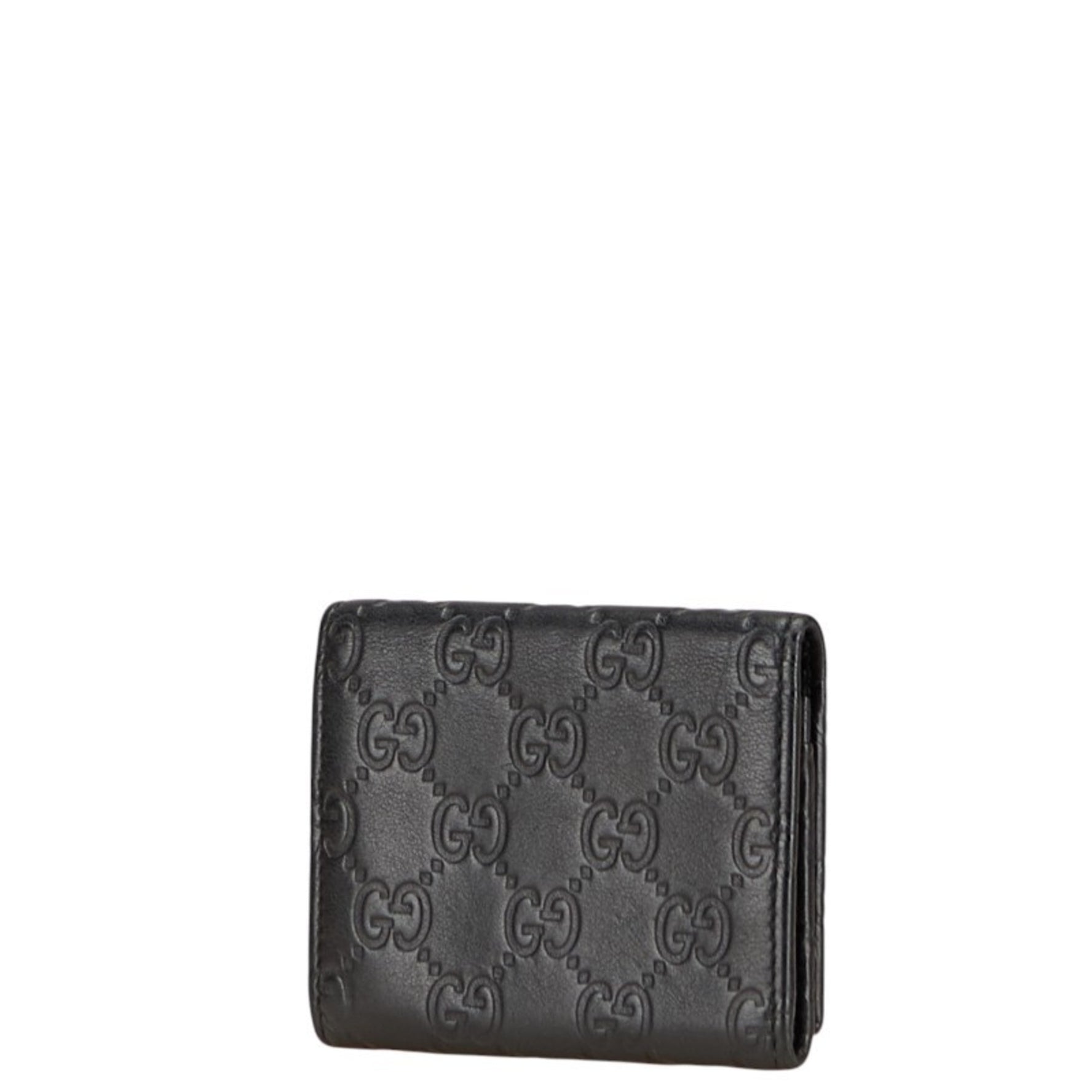 Gucci Guccissima Business Card Holder/Card Case Leather