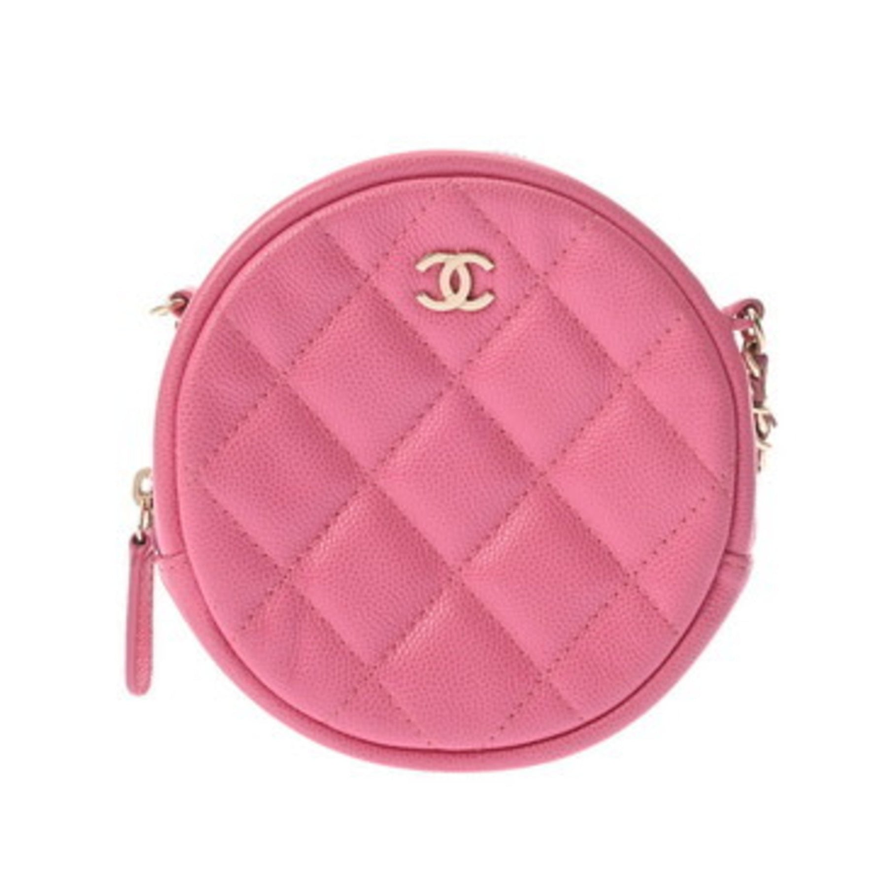 CHANEL Mini Classic Chain Shoulder Bag in Unisex Caviar Leather