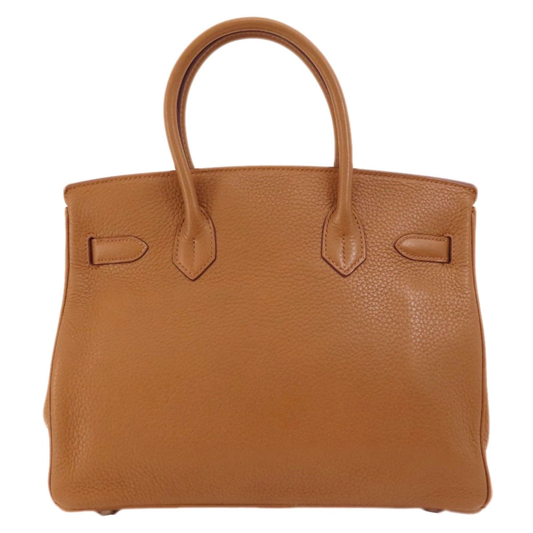 Hermes Birkin 30 Gold Handbag Taurillon Women's
