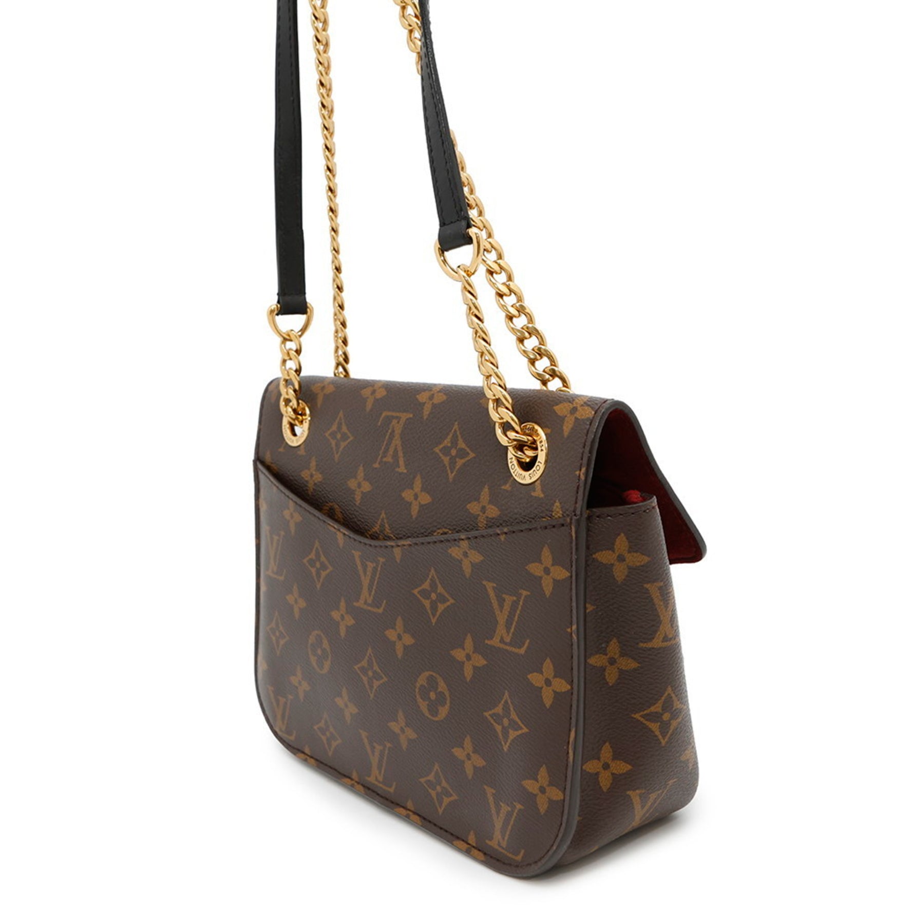 Louis Vuitton Chain Shoulder Bag Monogram Passy