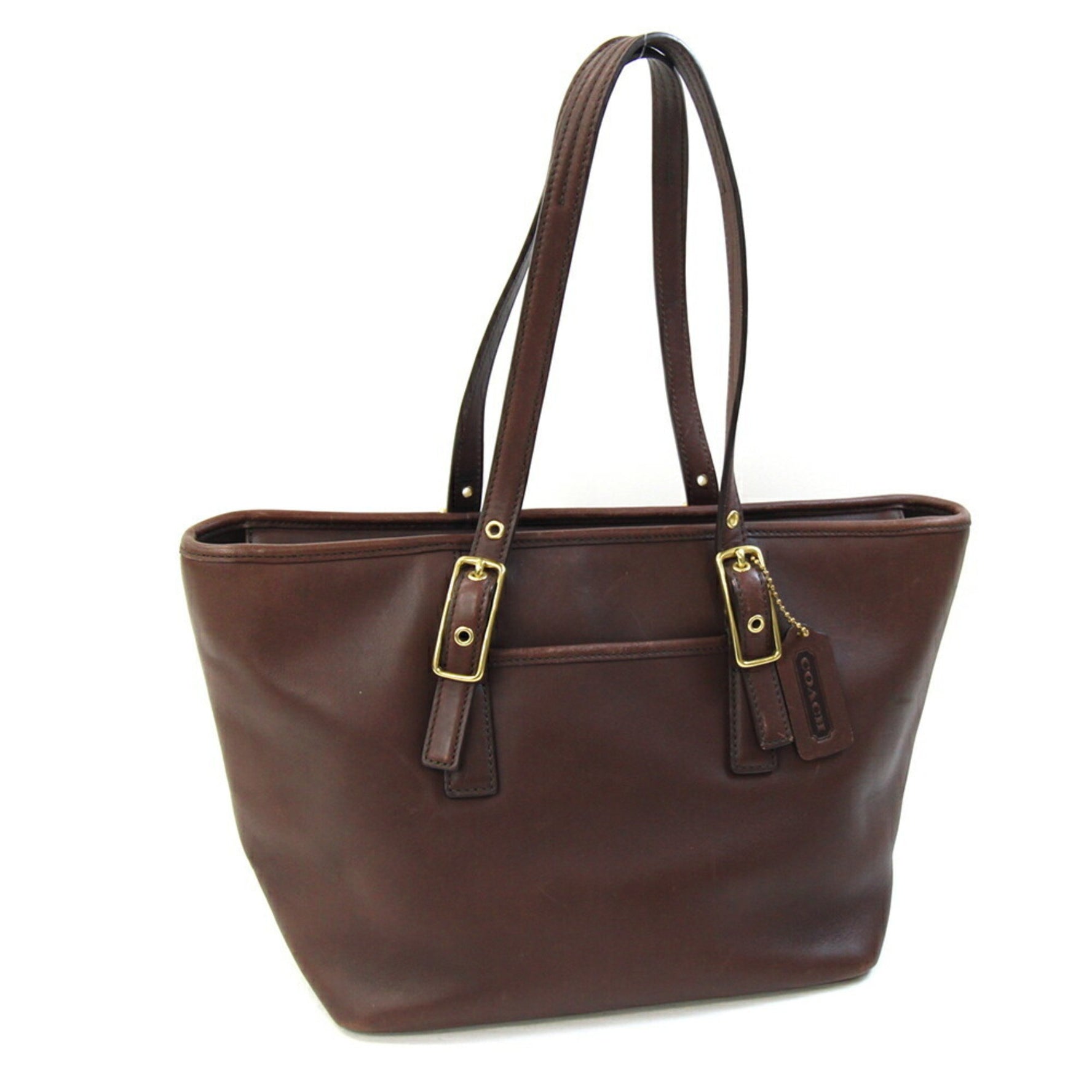 Coach Handbag 9847 Dark Brown Leather Tote Bag Old Women's COACH