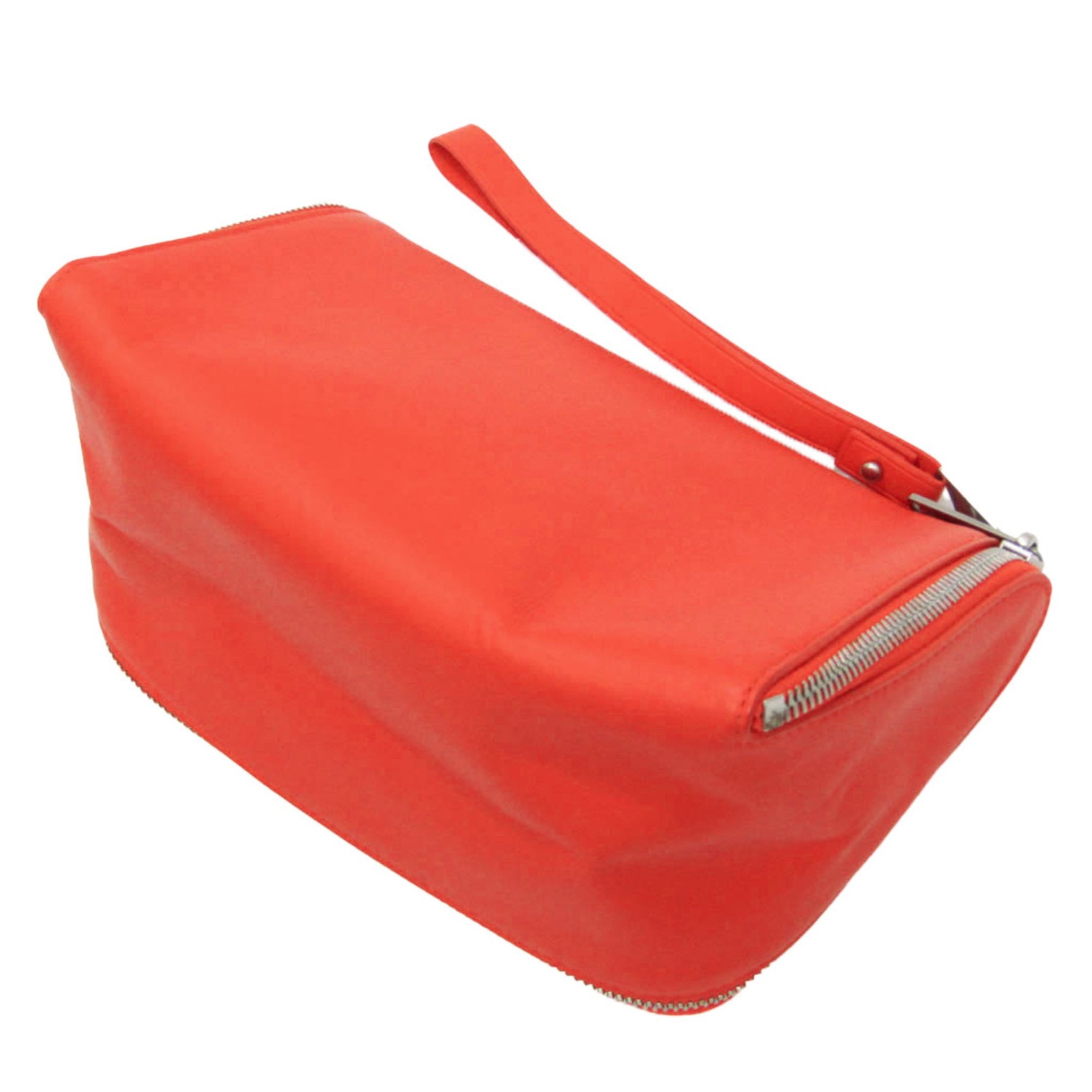 Bottega Veneta Organizer Leather Clutch Bag,Pouch Red Color