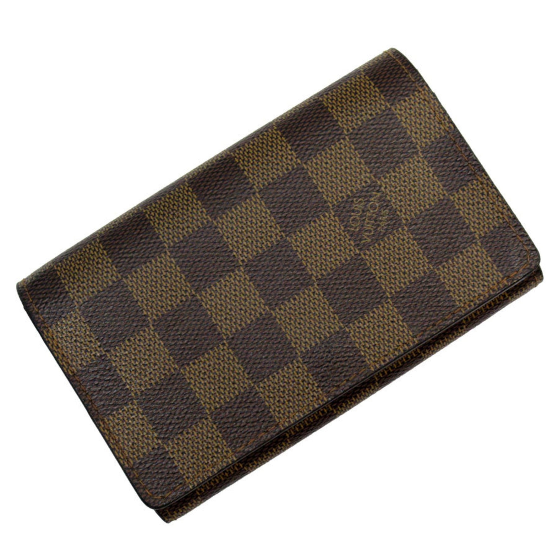 Louis Vuitton LOUIS VUITTON Bi-fold wallet Damier Portemonnay Bi-Tresor canvas Brown Men's Women's N61730 t19471a