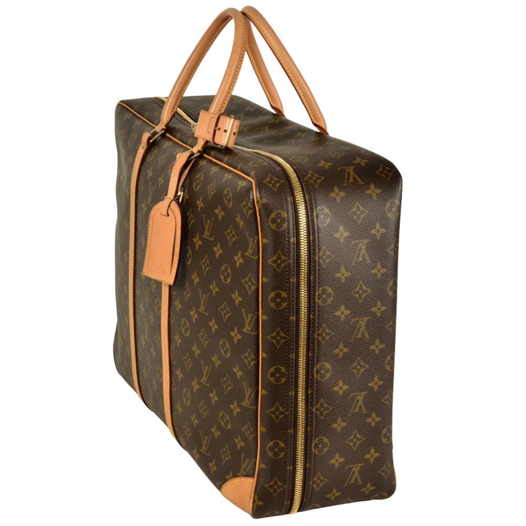 Louis Vuitton Sirius 50 Boston Bag Monogram Canvas Travel