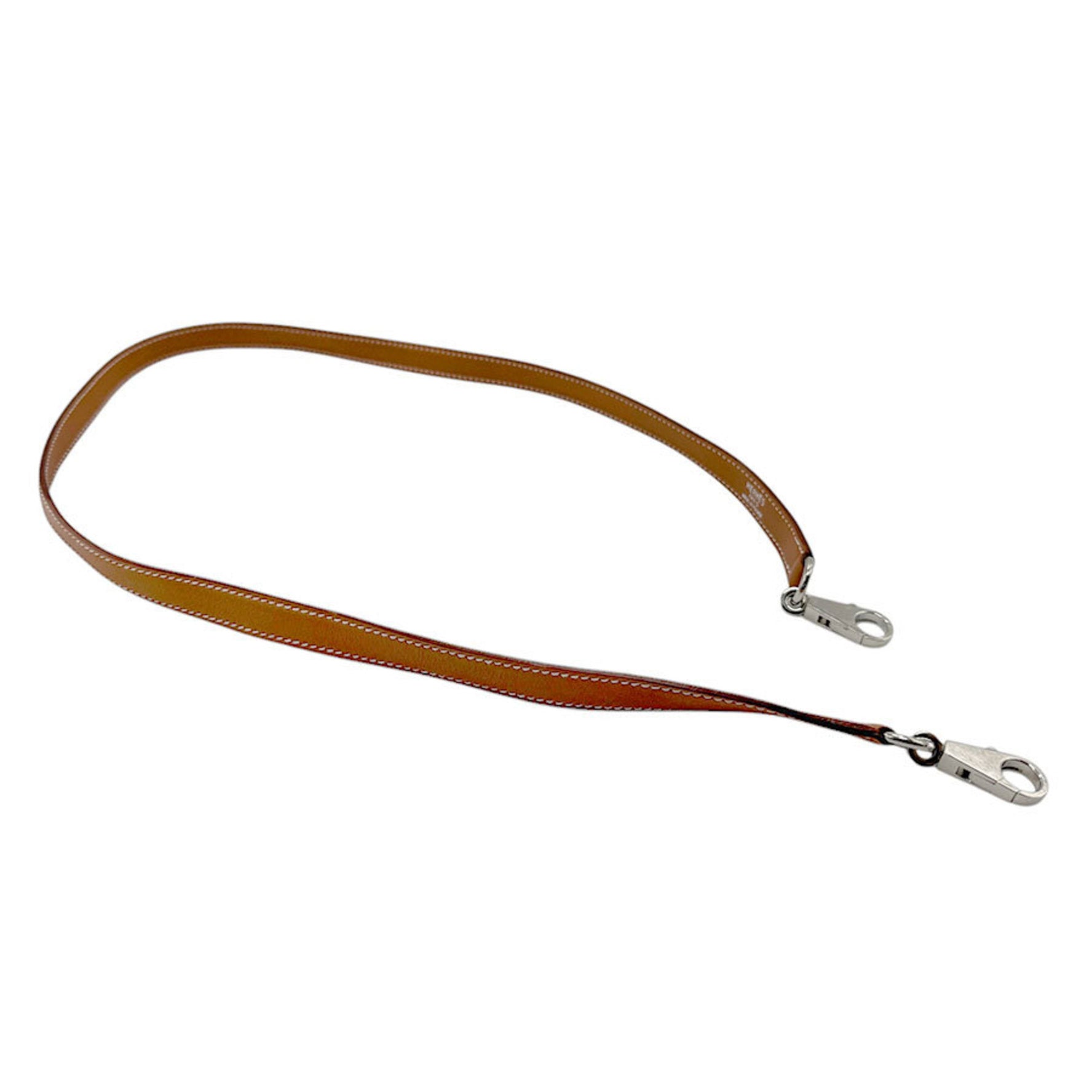 Hermes shoulder strap for Kelly and Bolide, Swift leather, gold silver, men women, z3146