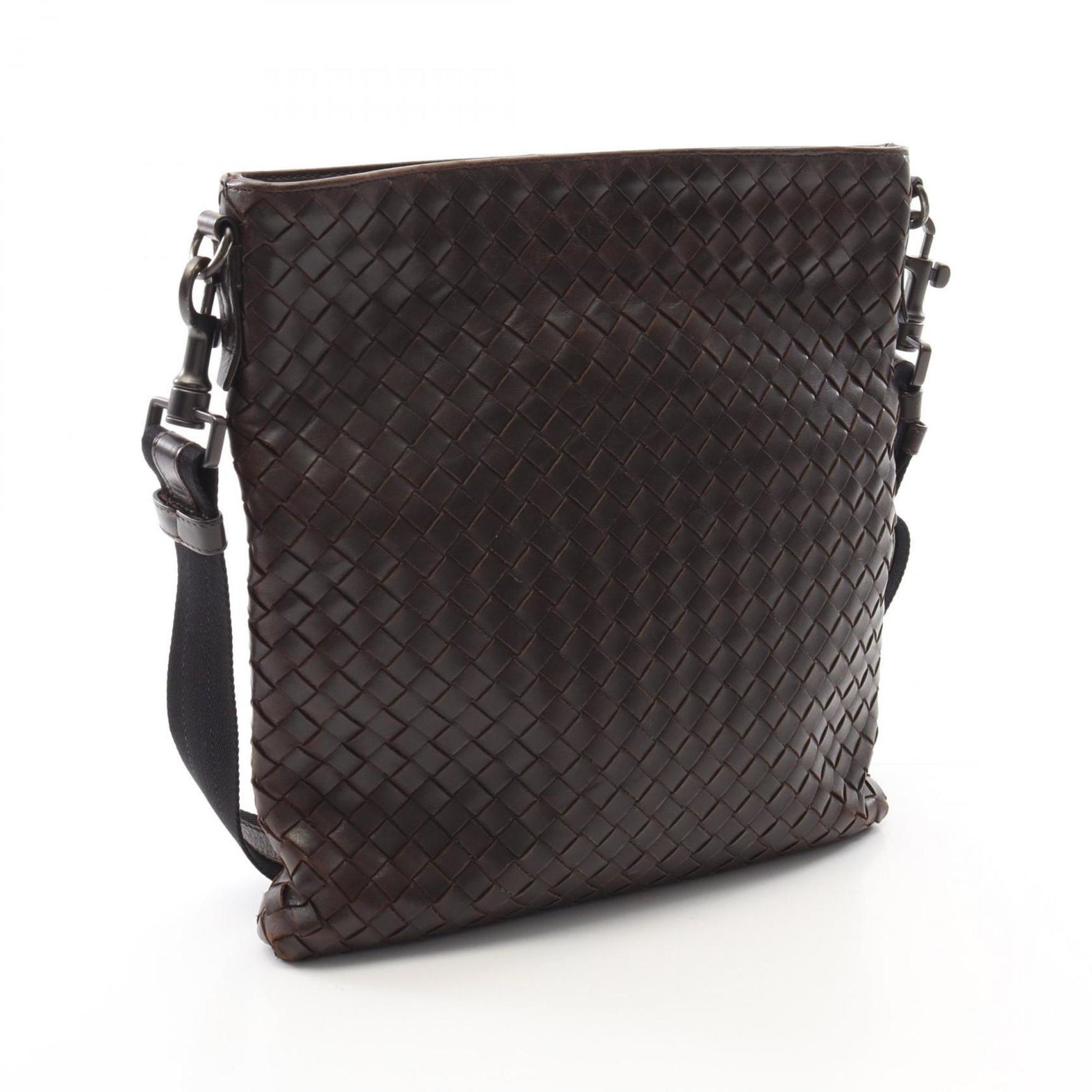 Bottega Veneta Intrecciato Shoulder Bag, Leather
