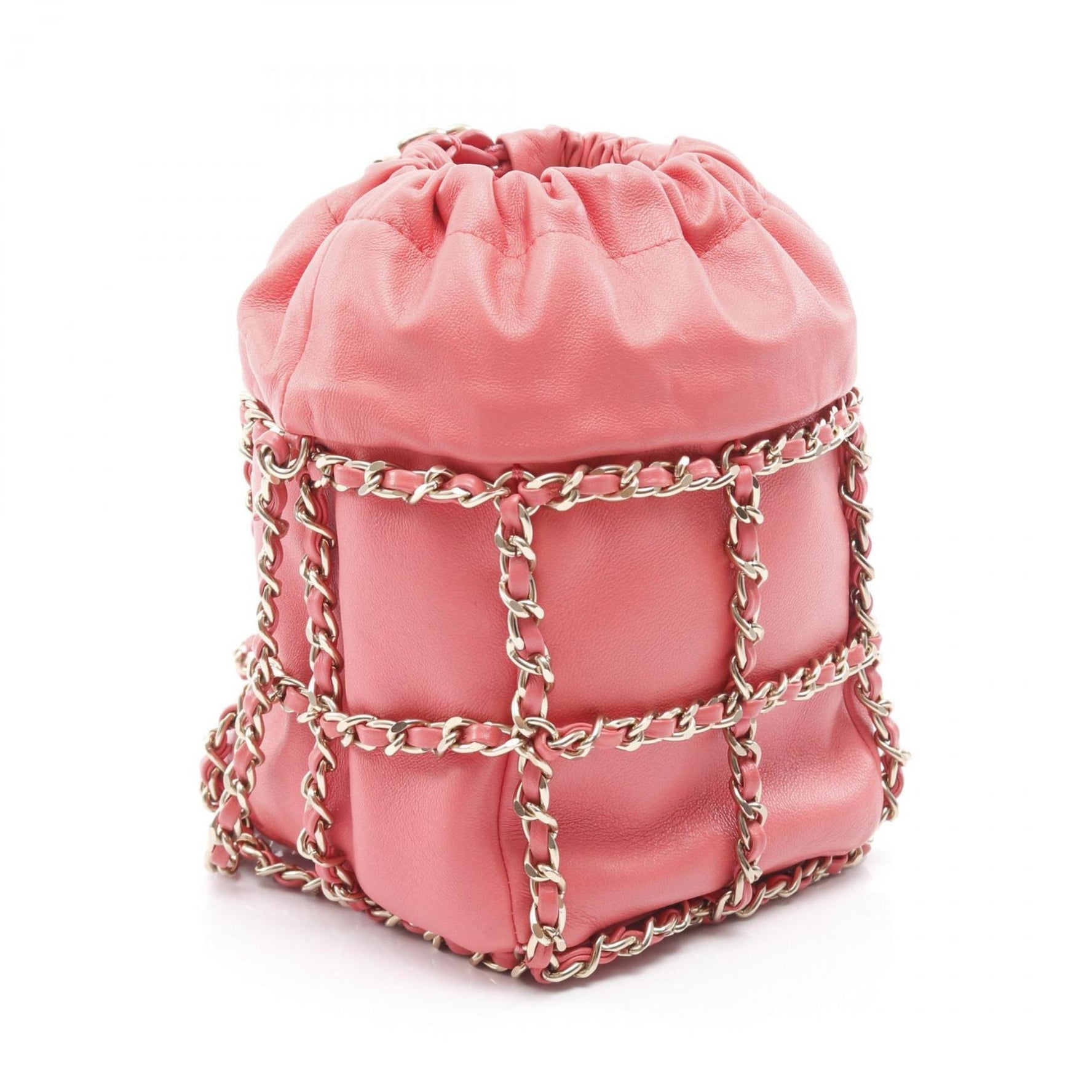 CHANEL Coco Mark Shoulder Bag, Lambskin Leather