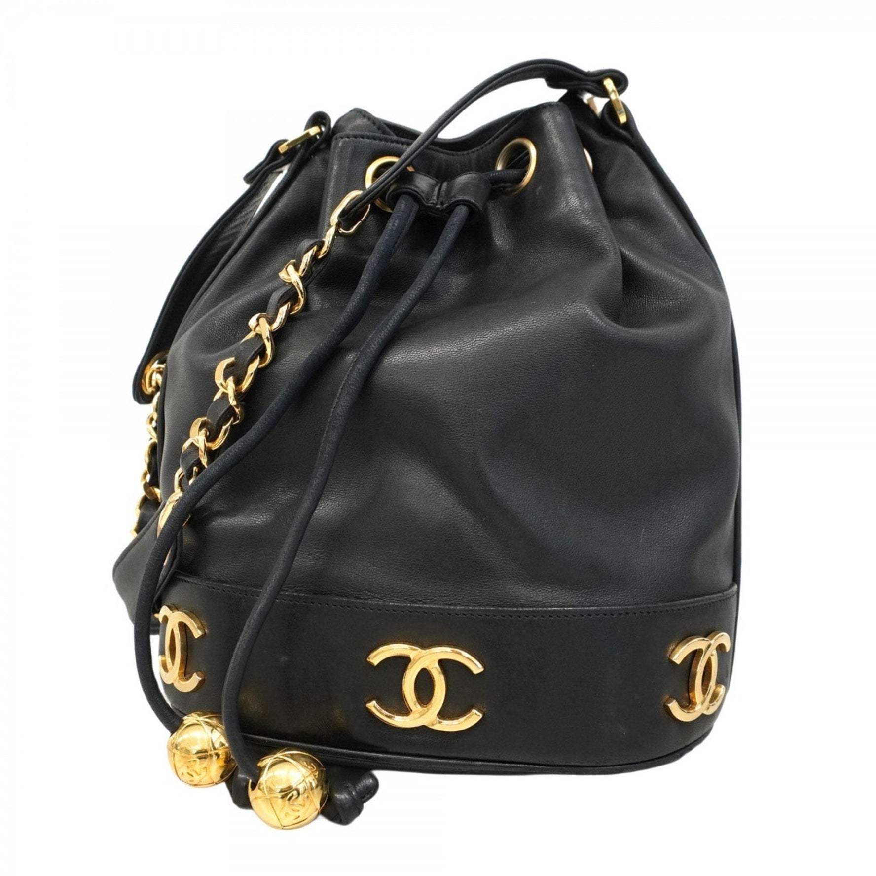 Chanel Triple Coco Chain Shoulder Bag, Lambskin