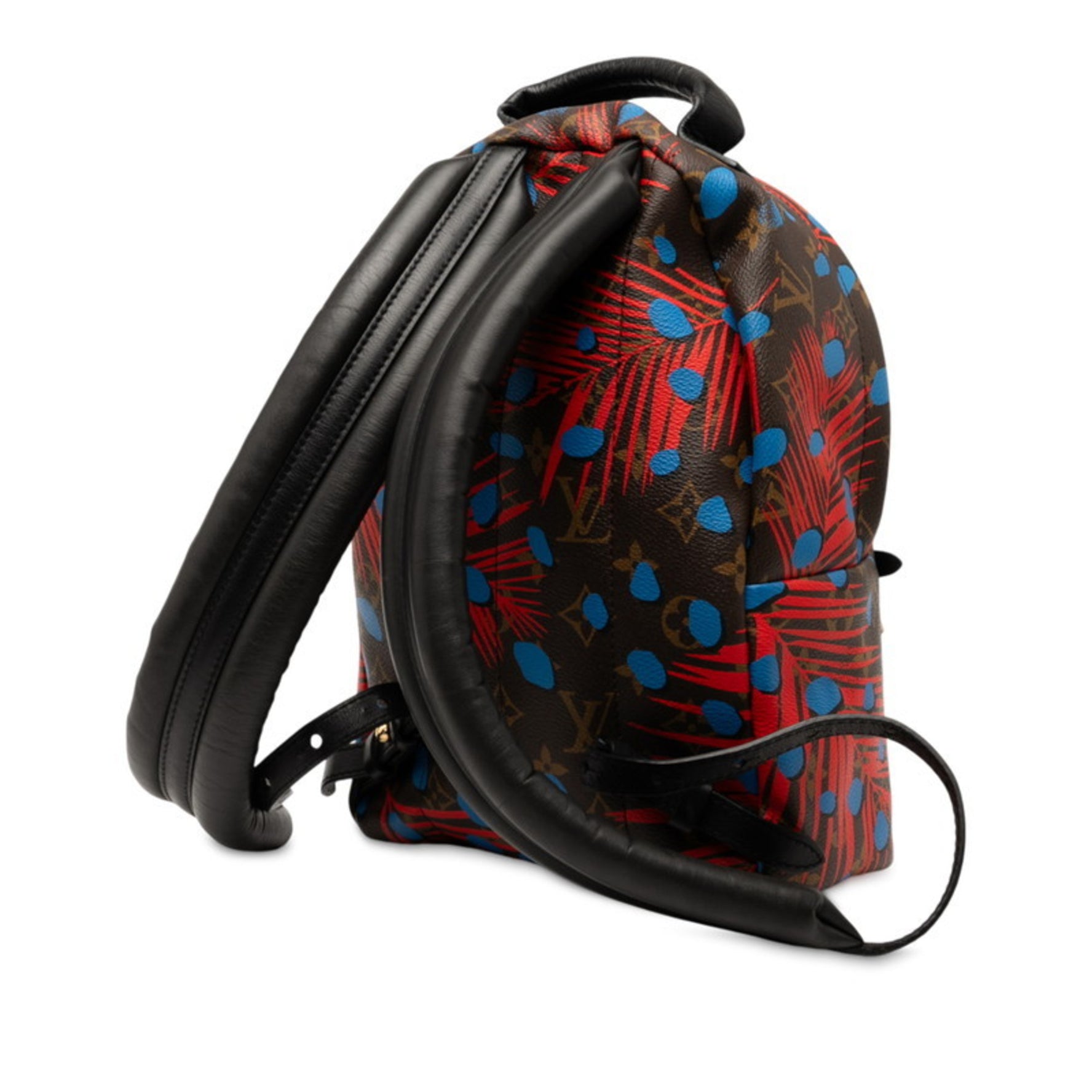 Louis Vuitton Monogram Jungle Dot Palm Springs Backpack PM Brown, Red, and Multicolor Leather