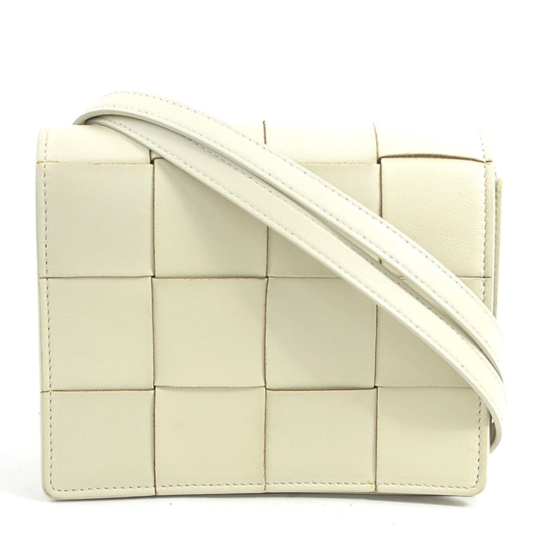 Bottega Veneta Cassette Shoulder Bag Leather