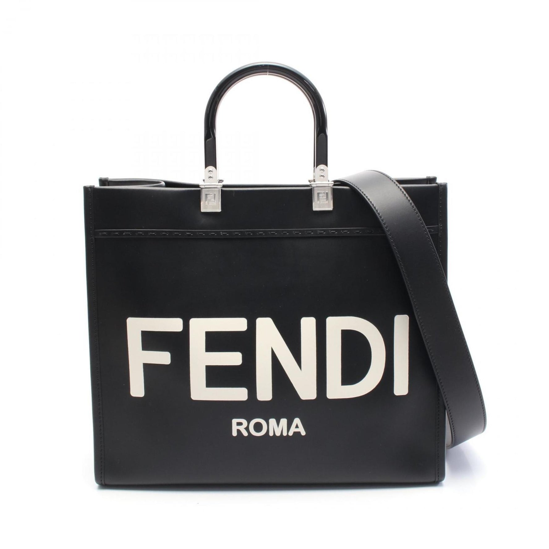 FENDI SUNSHINE MEDIUM Tote Bag Leather