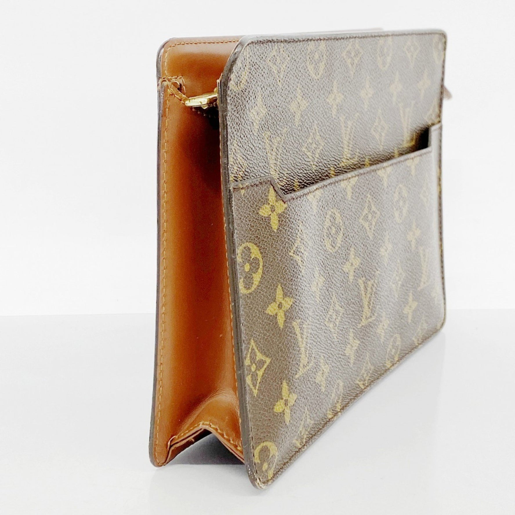 Louis Vuitton Monogram Pochette Homme Clutch Bag