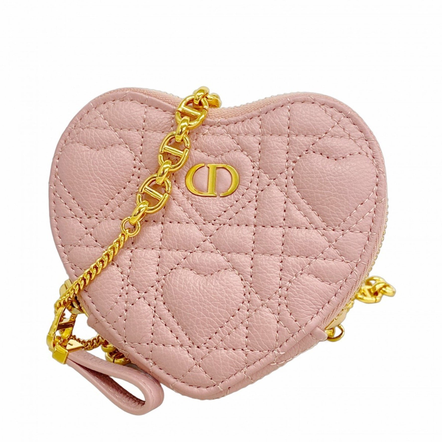 Christian Dior Heart Leather Shoulder Bag