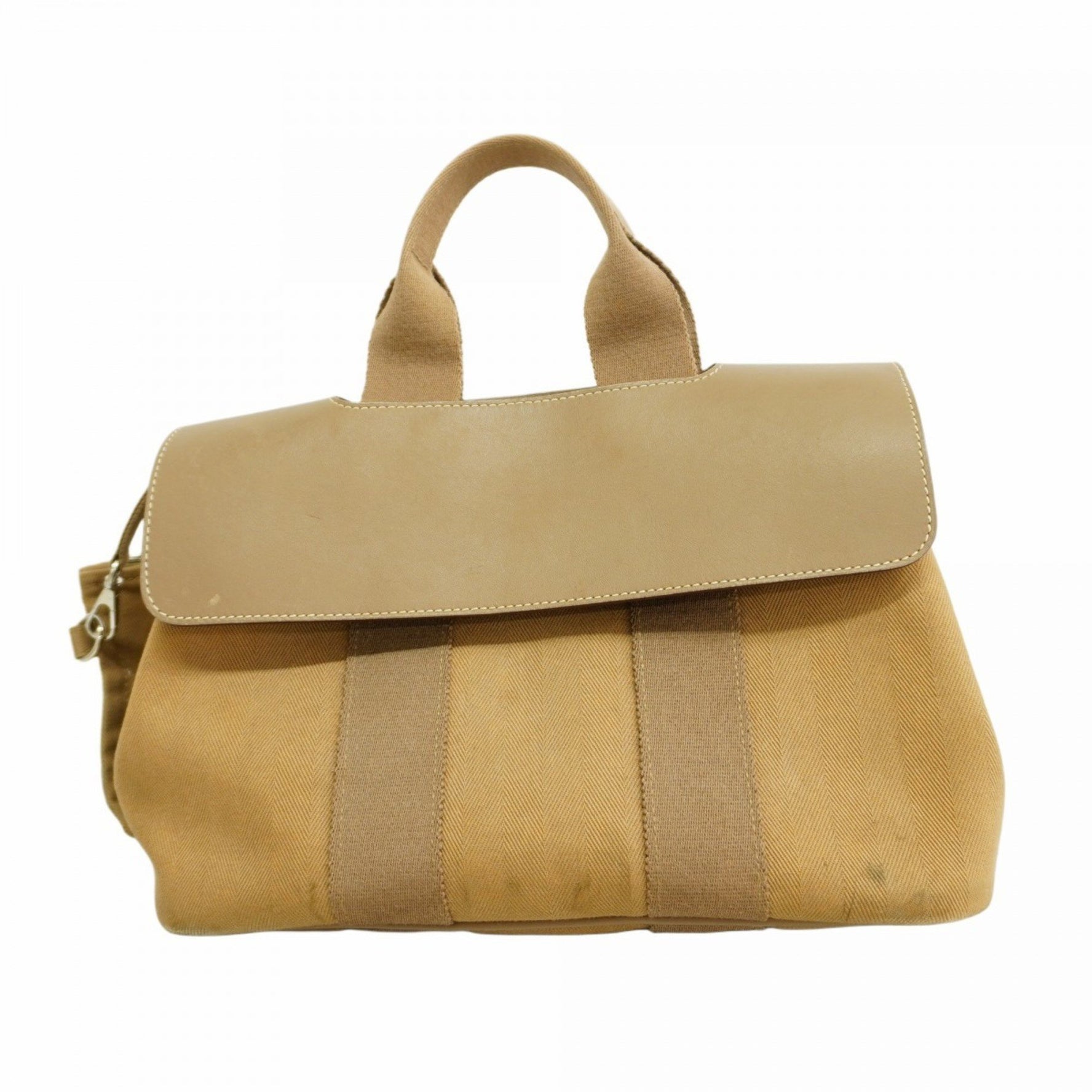 Hermes Hermès Valparaiso PM Canvas Etoupe Handbag