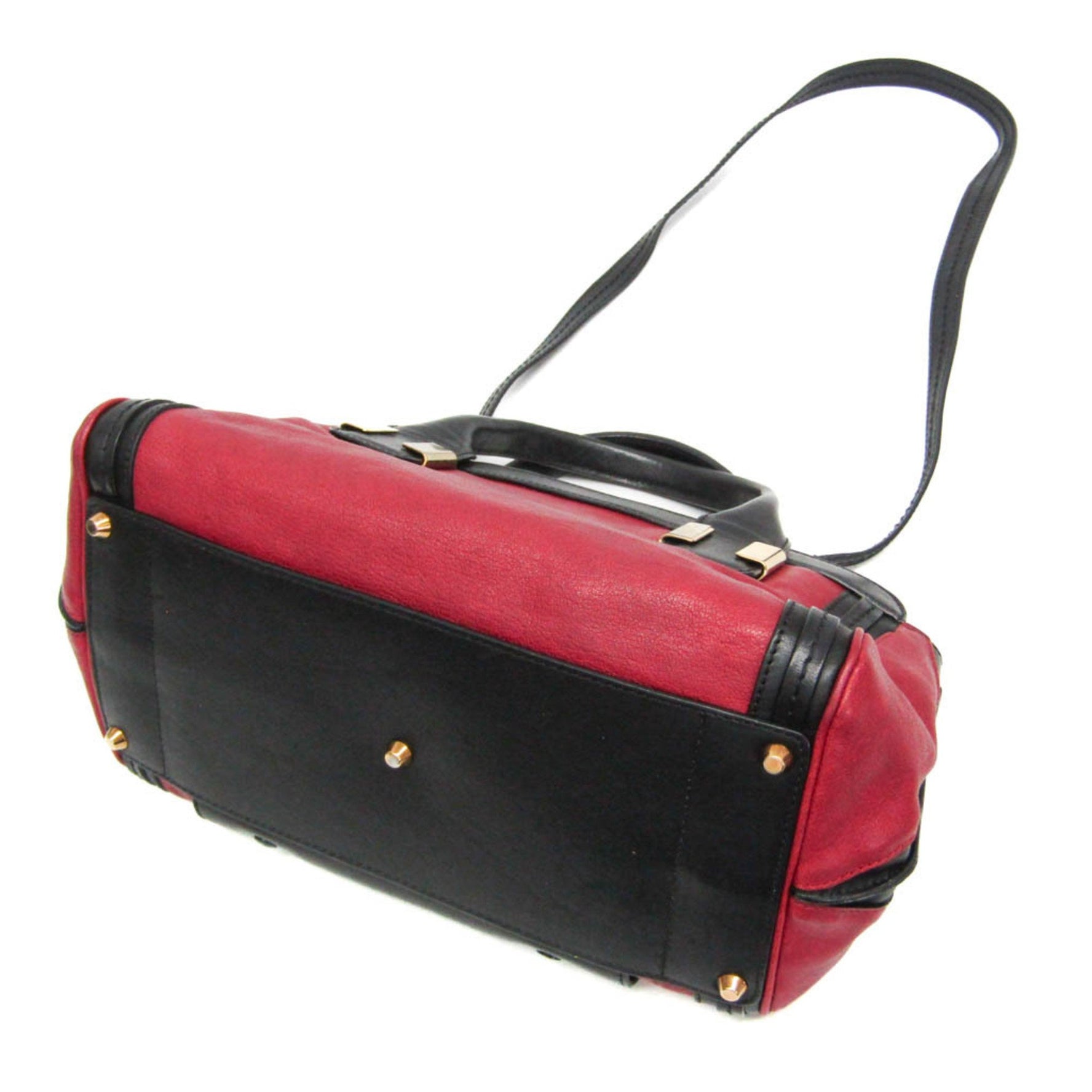 Chloé Alice Leather Handbag,Shoulder Bag Black,Bordeaux