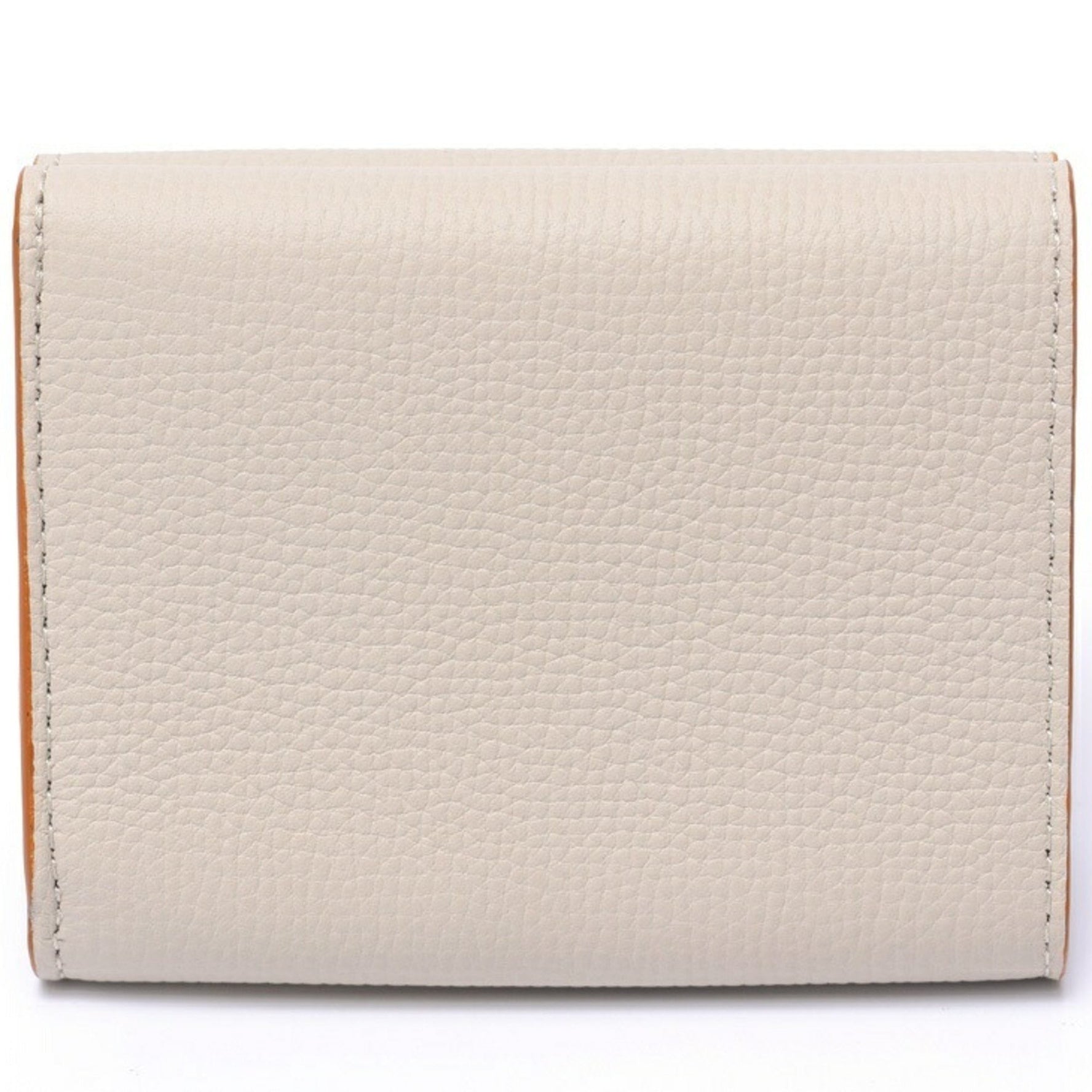 LOEWE Anagram Trifold Wallet Pebble Grain Calfskin Light Ghost (Greige)