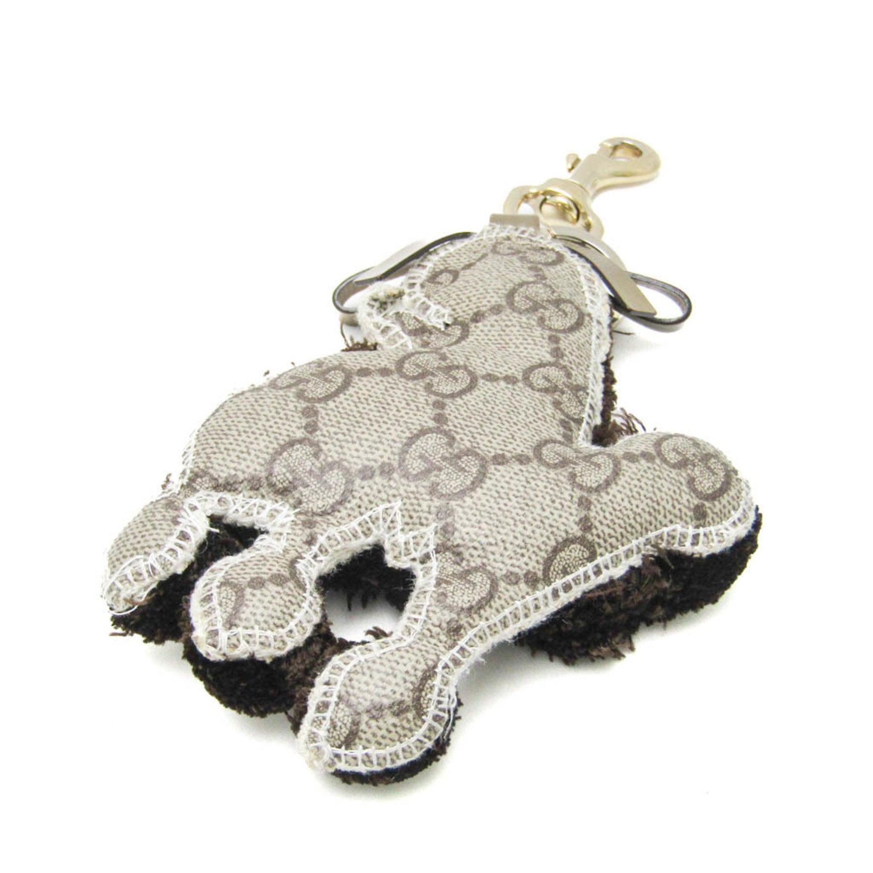 Gucci GG Supreme Guccioli Poodle Lulu Keyring (Beige,Brown,Dark Brown)