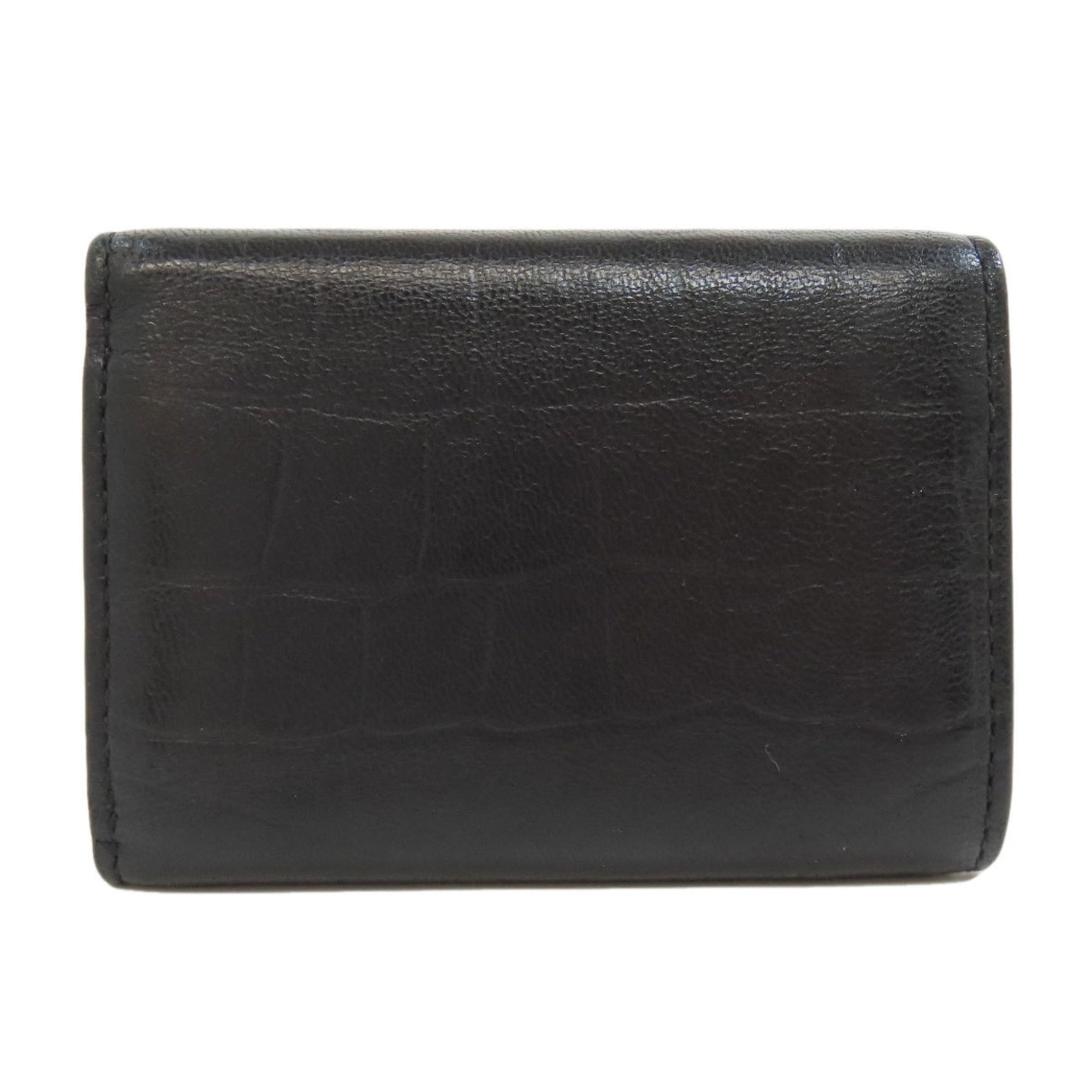 Balenciaga Tri-fold Wallet Embossed Bi-fold Leather Women's BALENCIAGA