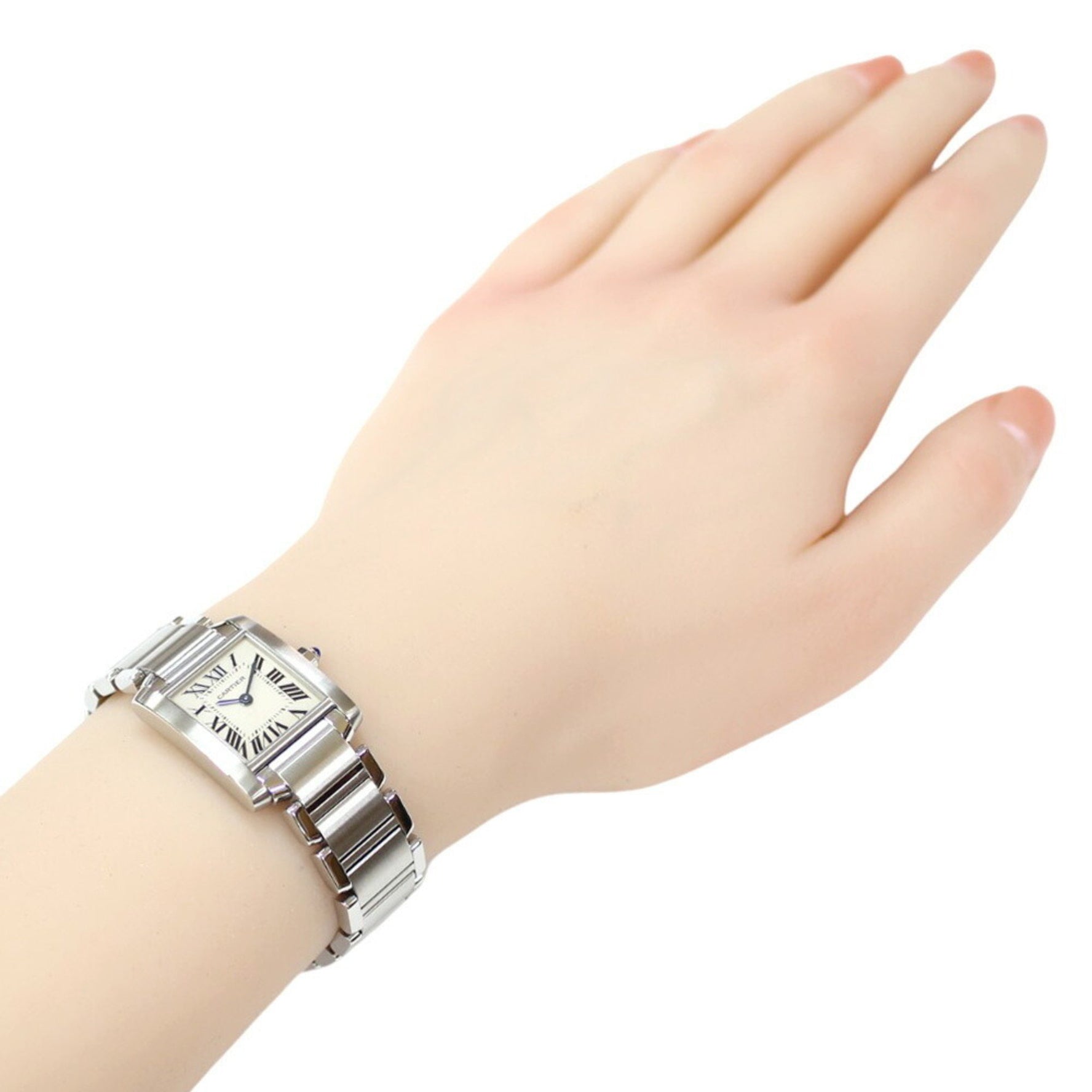 Cartier Tank Francaise SM Watch Stainless Steel 2384 Quartz Ladies