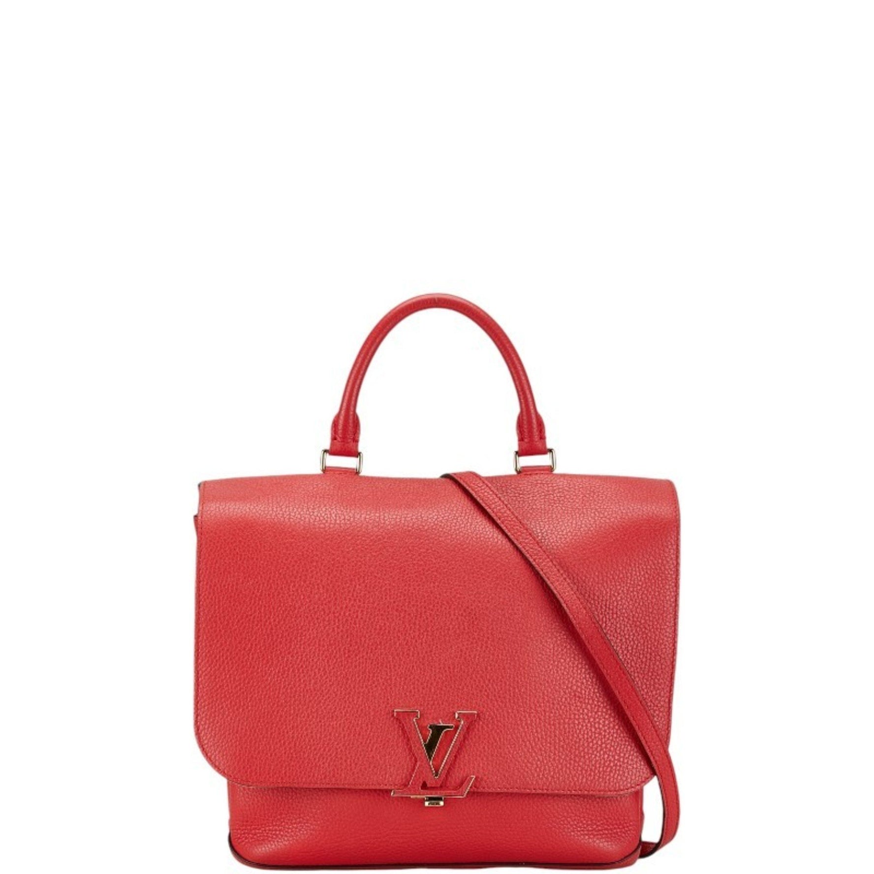 Louis Vuitton Volta Parnassus Poppy Petal Handbag Pink Taurillon Leather