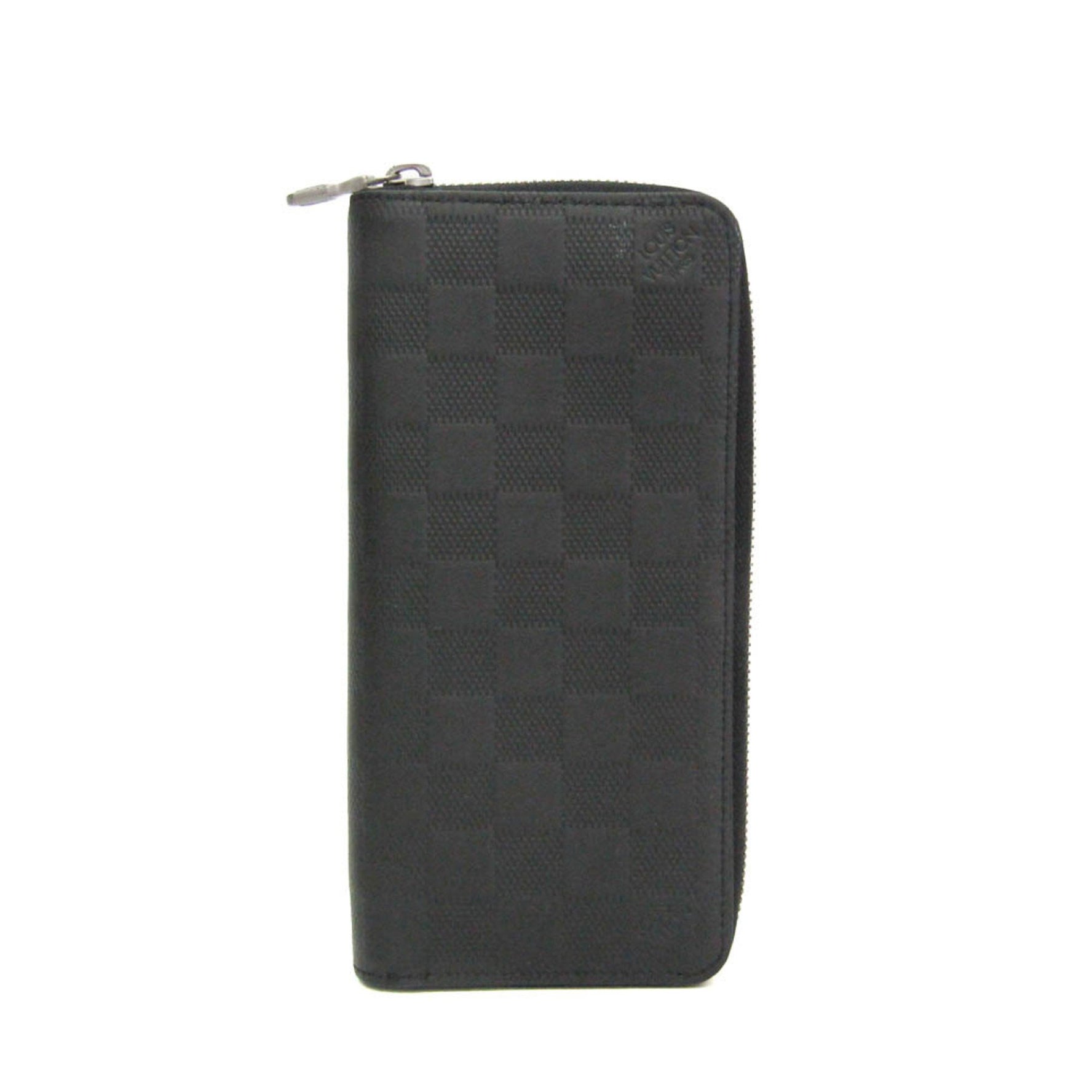 Louis Vuitton Damier Infini Zippy Wallet Vertical Damier Infini Long Wallet (bi-fold)
