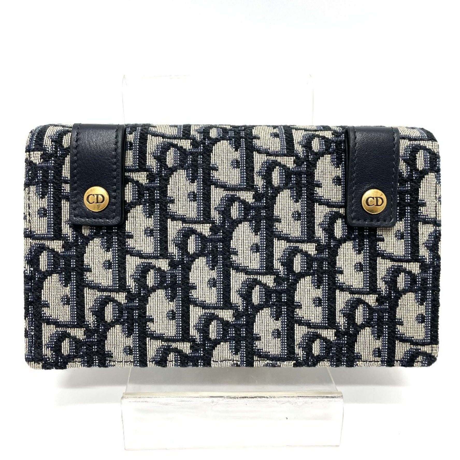 Christian Dior Dior Oblique Trotter Saddle Belt Pouch Bag Waist Body Leather Canvas