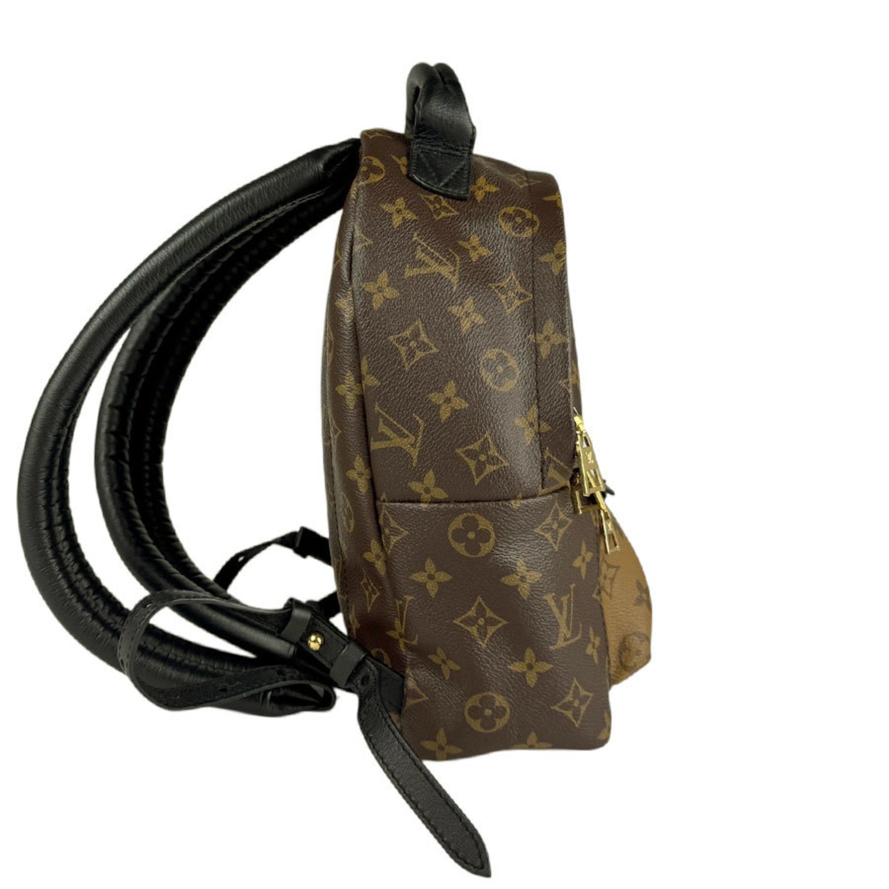 Louis Vuitton Backpack Monogram Reverse Palm Springs PM Canvas Gold