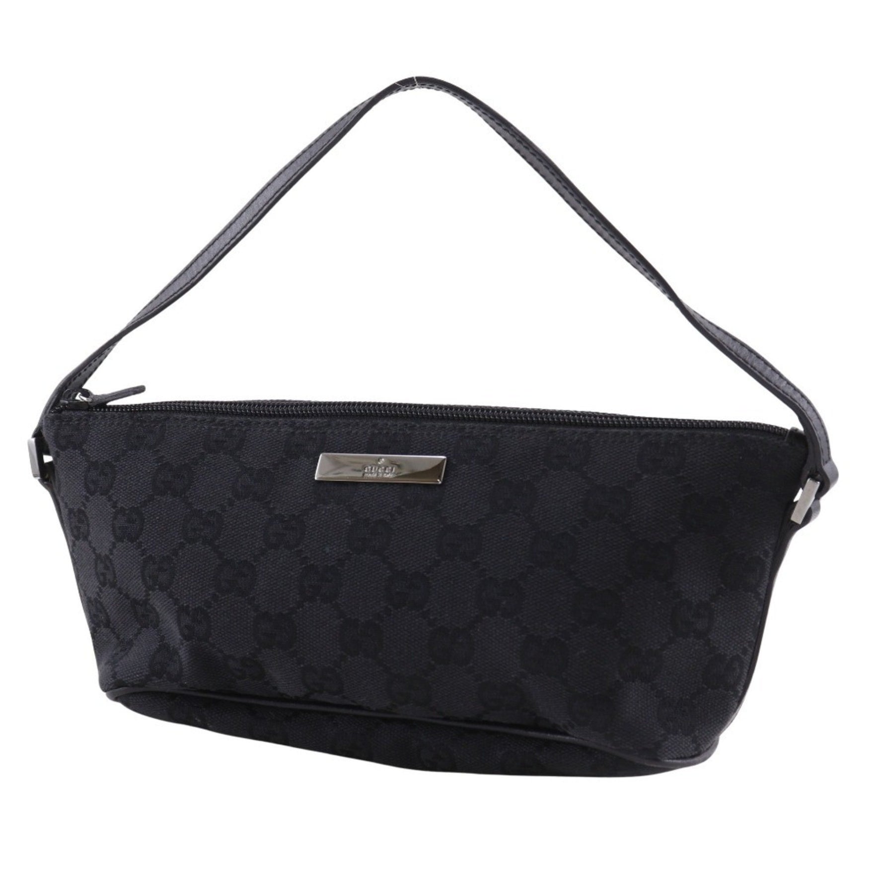 Gucci Accessory Pouch Handbag 07198 GG Canvas Zipper