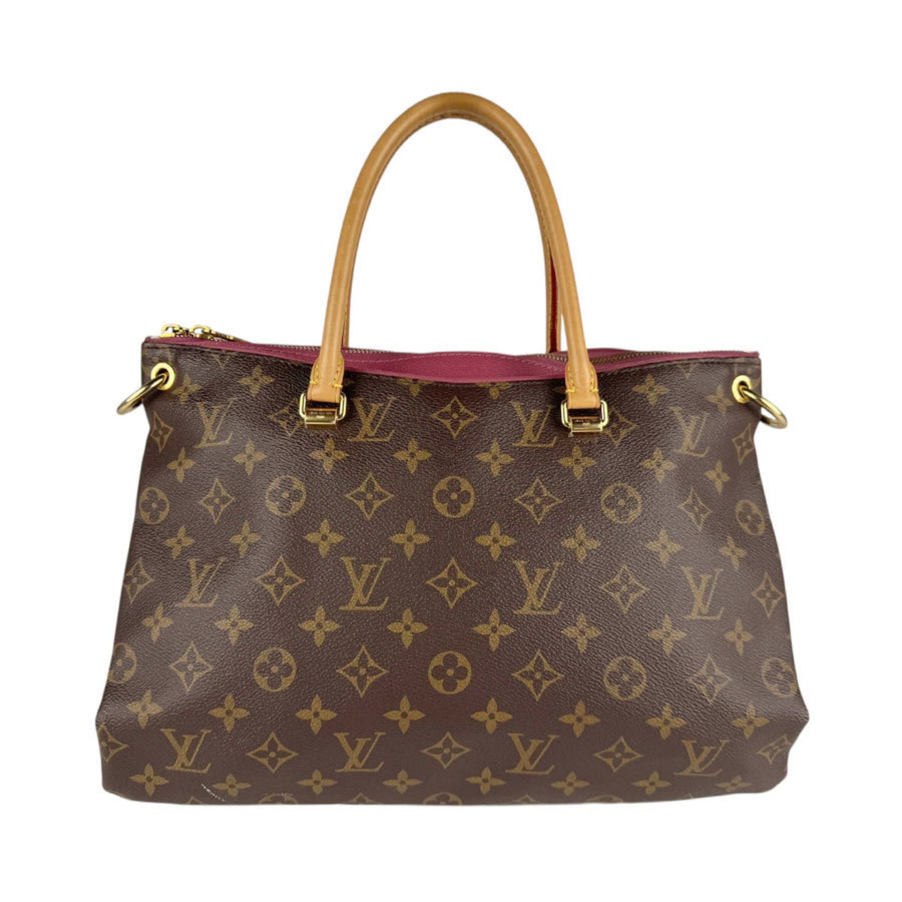 Louis Vuitton Monogram Pallas Handbag in Canvas, Rose Bruyere