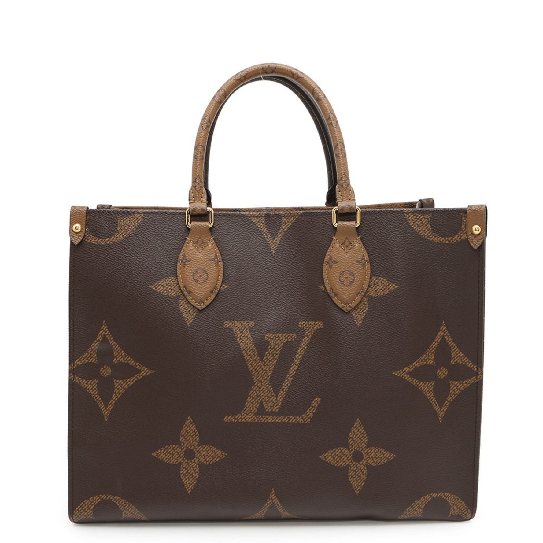 Louis Vuitton Monogram Reverse Shoulder Bag Giant On the Go MM