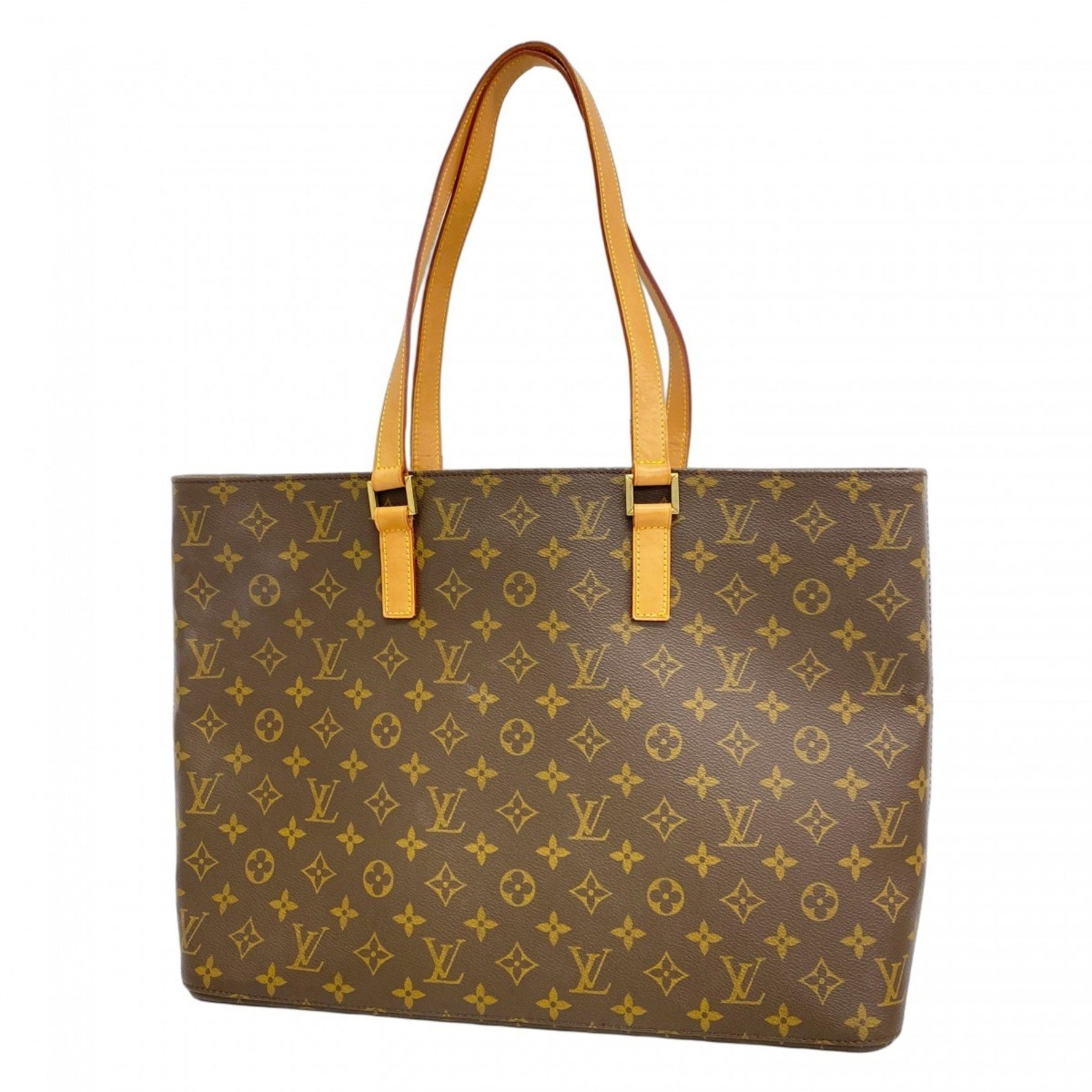 Louis Vuitton Monogram Luco Tote Bag M51155 Brown Women's