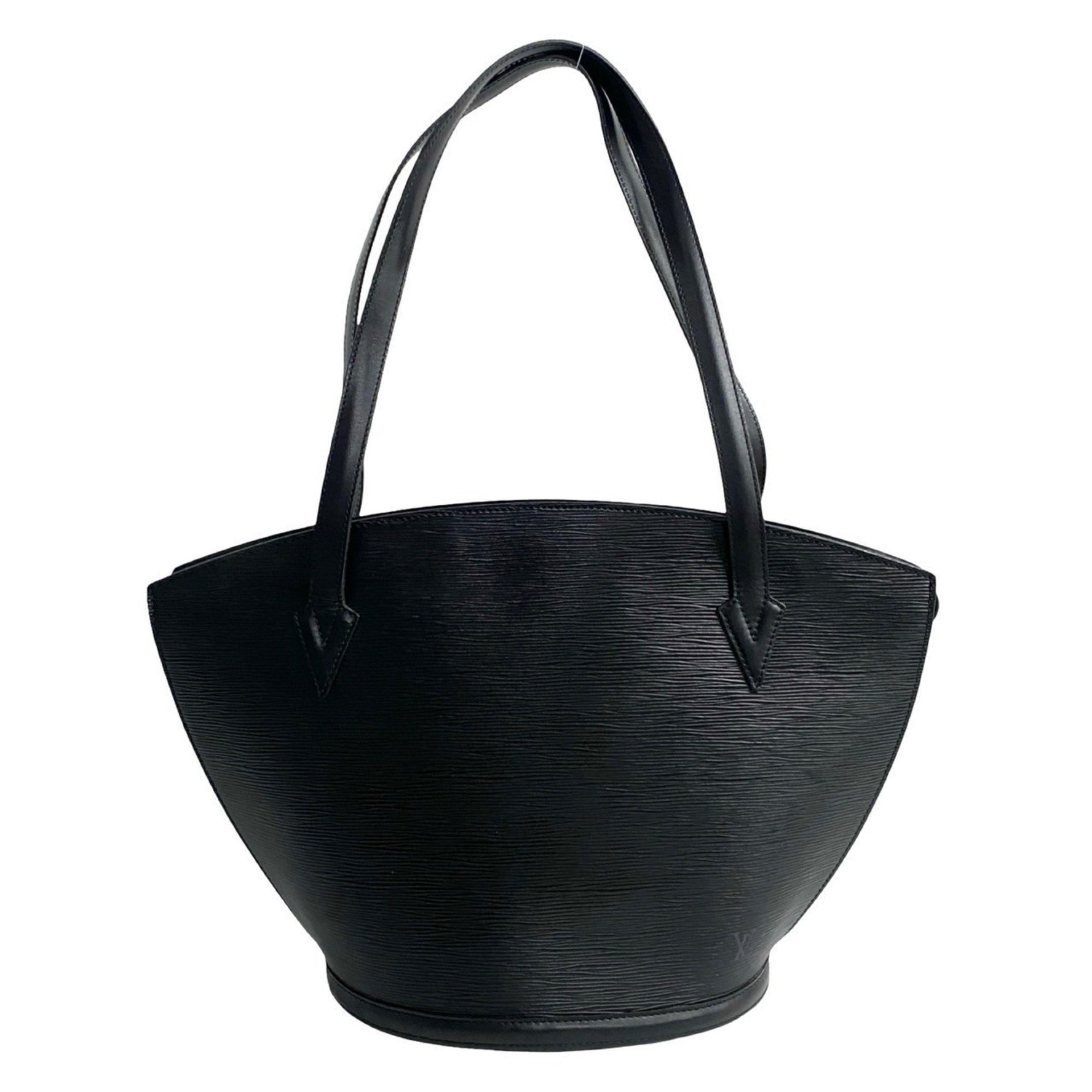 Louis Vuitton Saint-Jacques Shopping Epi Leather Tote Bag/Semi-Shoulder Bag in Noir, 473-8