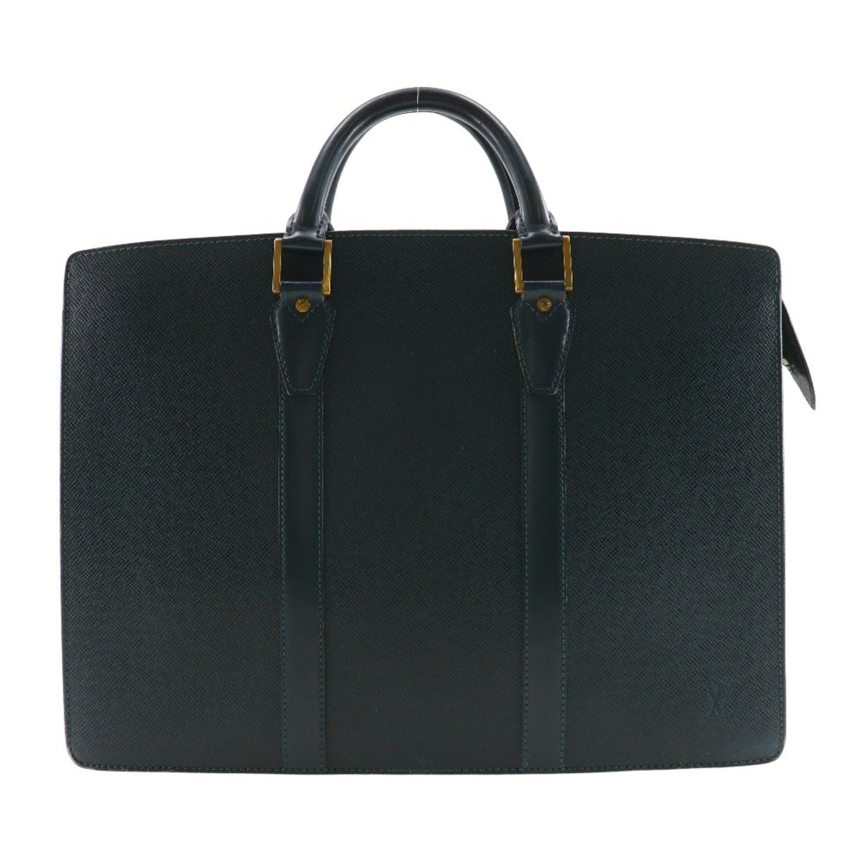 Louis Vuitton Porte Rosen Business Bag Taiga Episea 1999 Dark Green Zippered