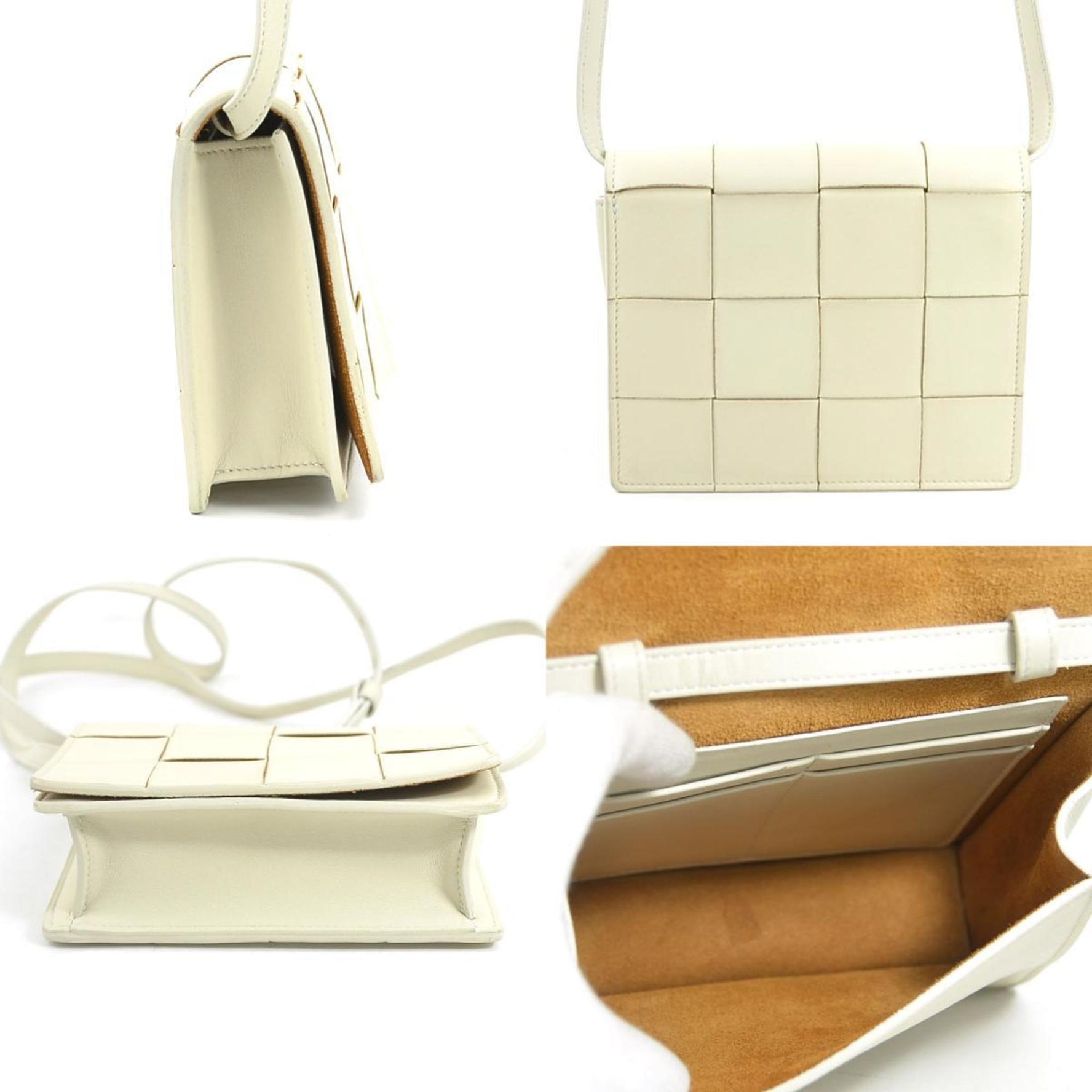 Bottega Veneta Cassette Shoulder Bag Leather
