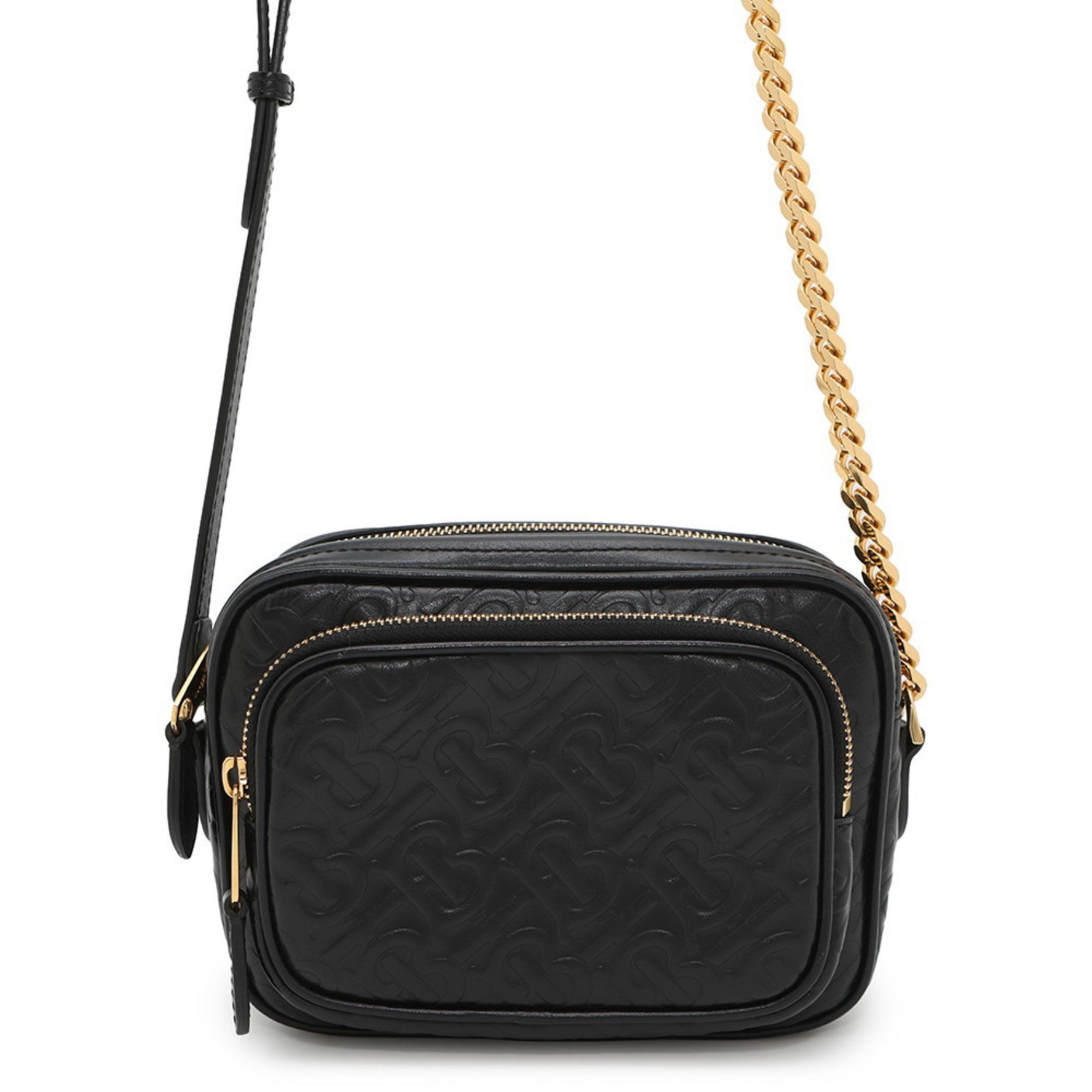 Burberry Shoulder Bag/Camera Bag TB Monogram Leather