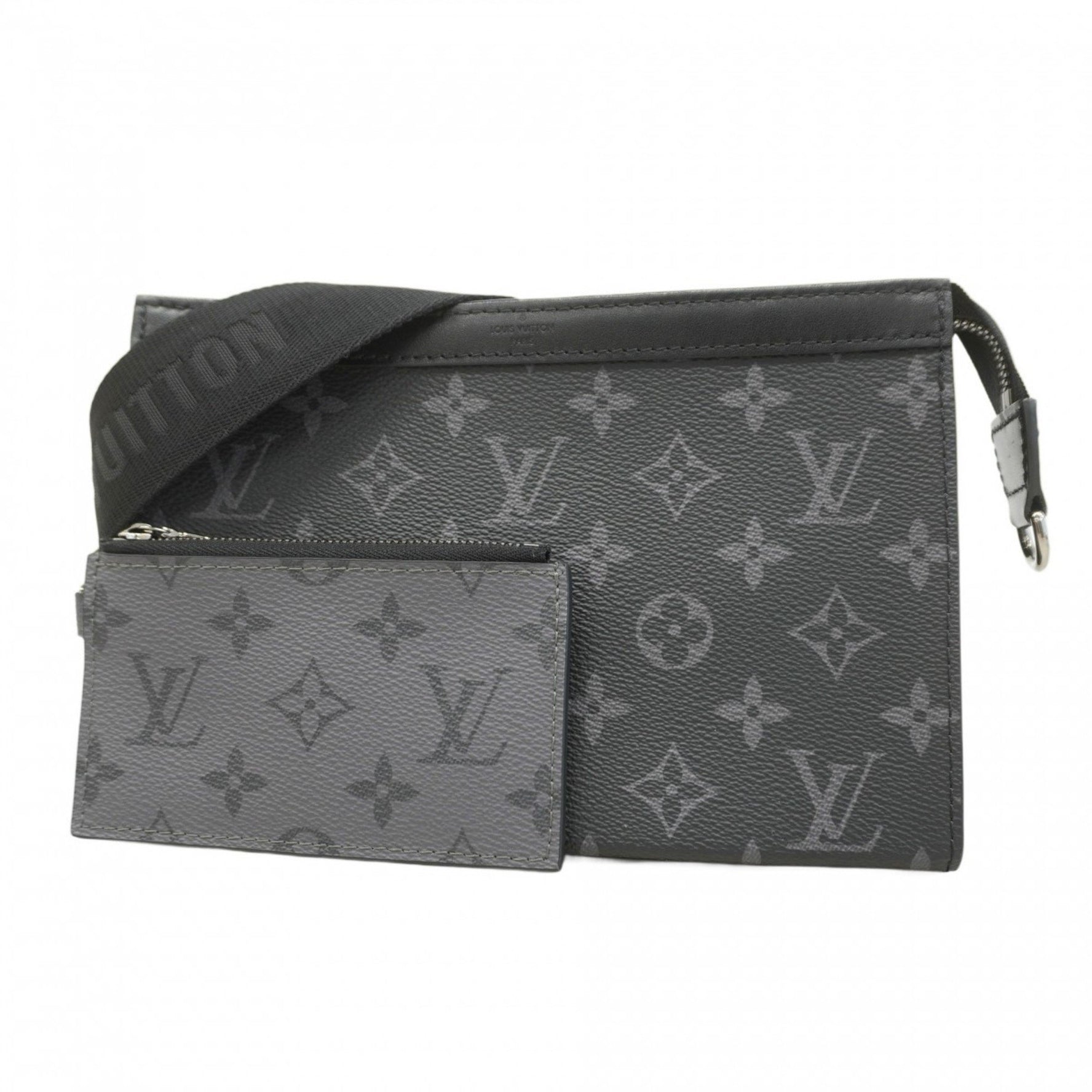 Louis Vuitton Monogram Eclipse Gaston Wearable Wallet Shoulder Bag