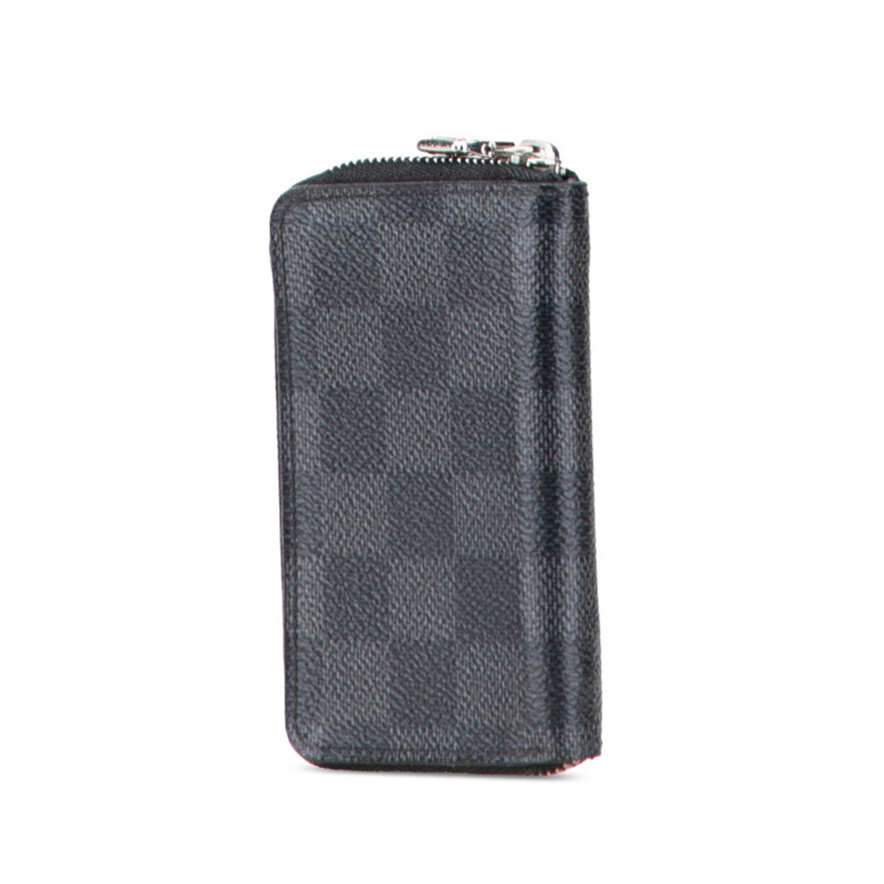 Louis Vuitton Damier Graphite Zippy Coin Purse PVC Leather