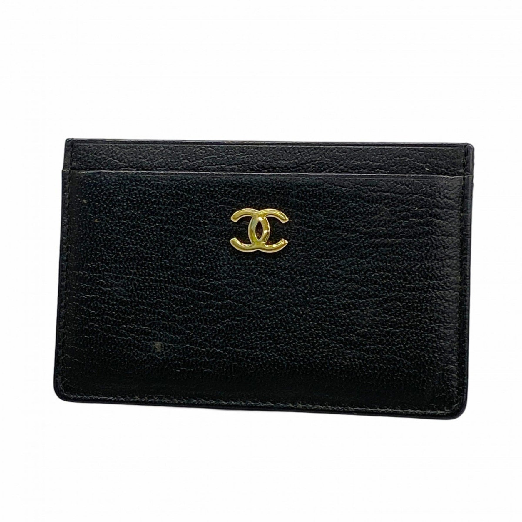 Chanel business card holder/card case, leather
