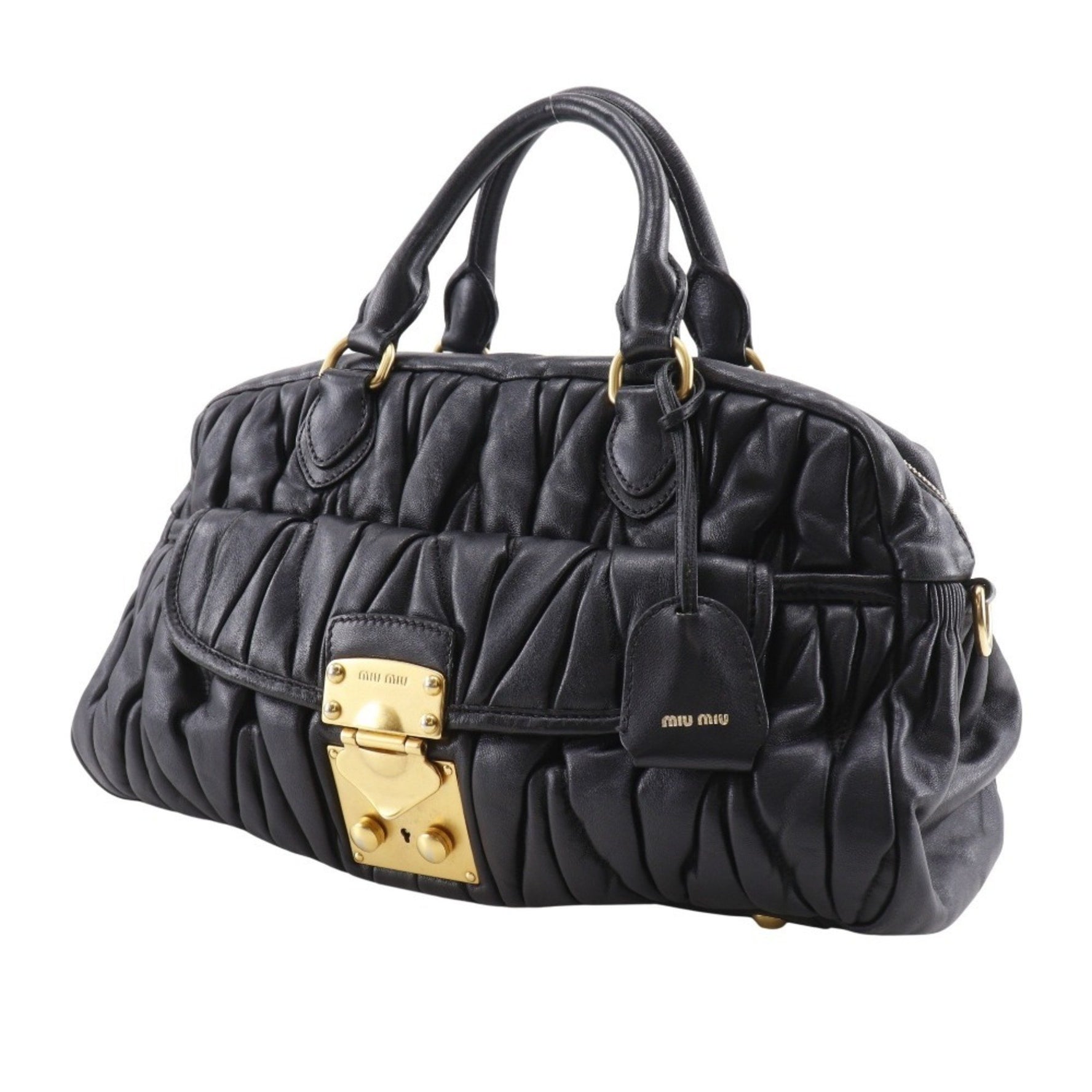 Miu Miu Miu Matelasse Handbag in Leather