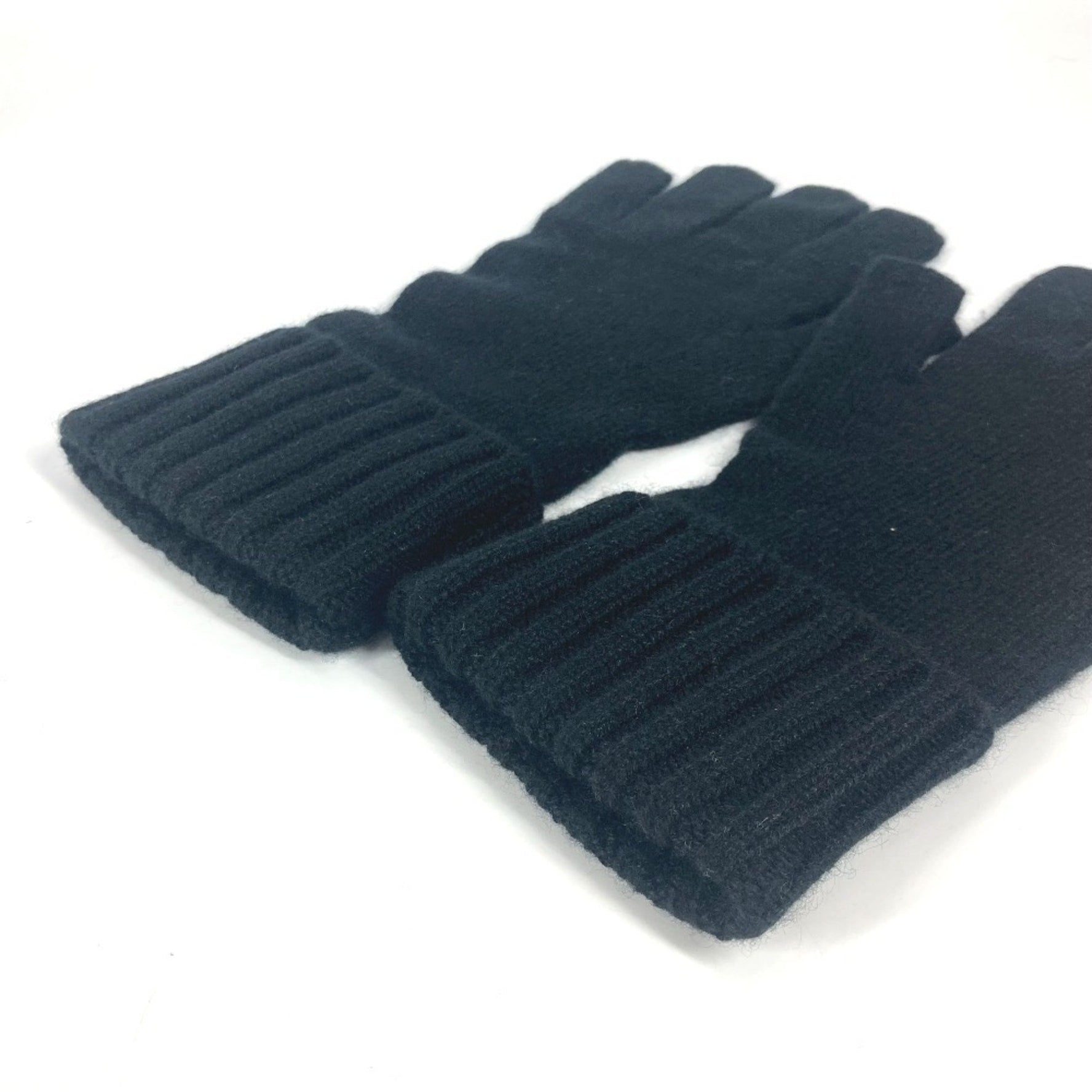 Louis Vuitton Leather patch tag Gon Helsinki Damier Gloves Accessories Cashmere