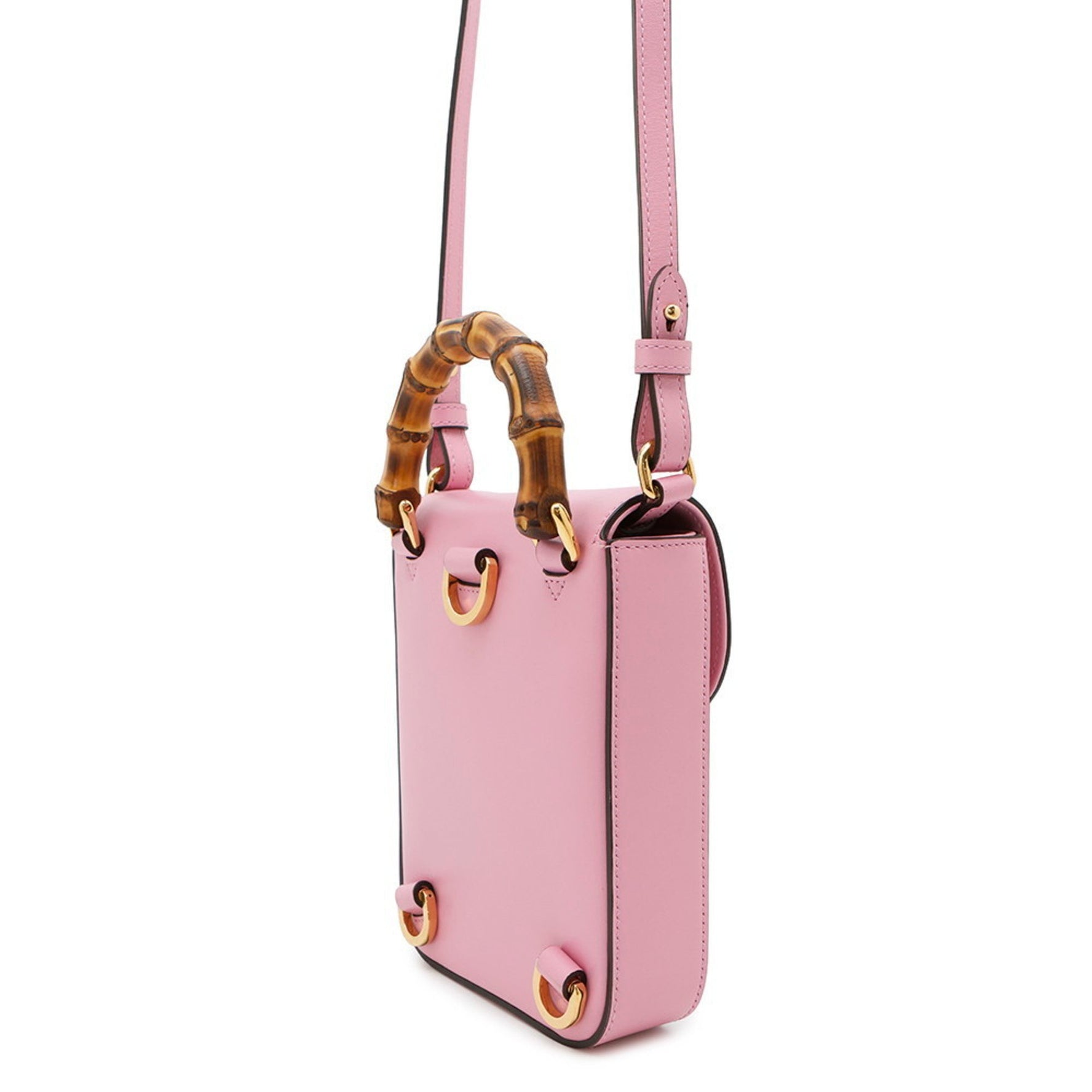 Gucci Bamboo Mini Leather Shoulder Bag GUCCI 3-way bag