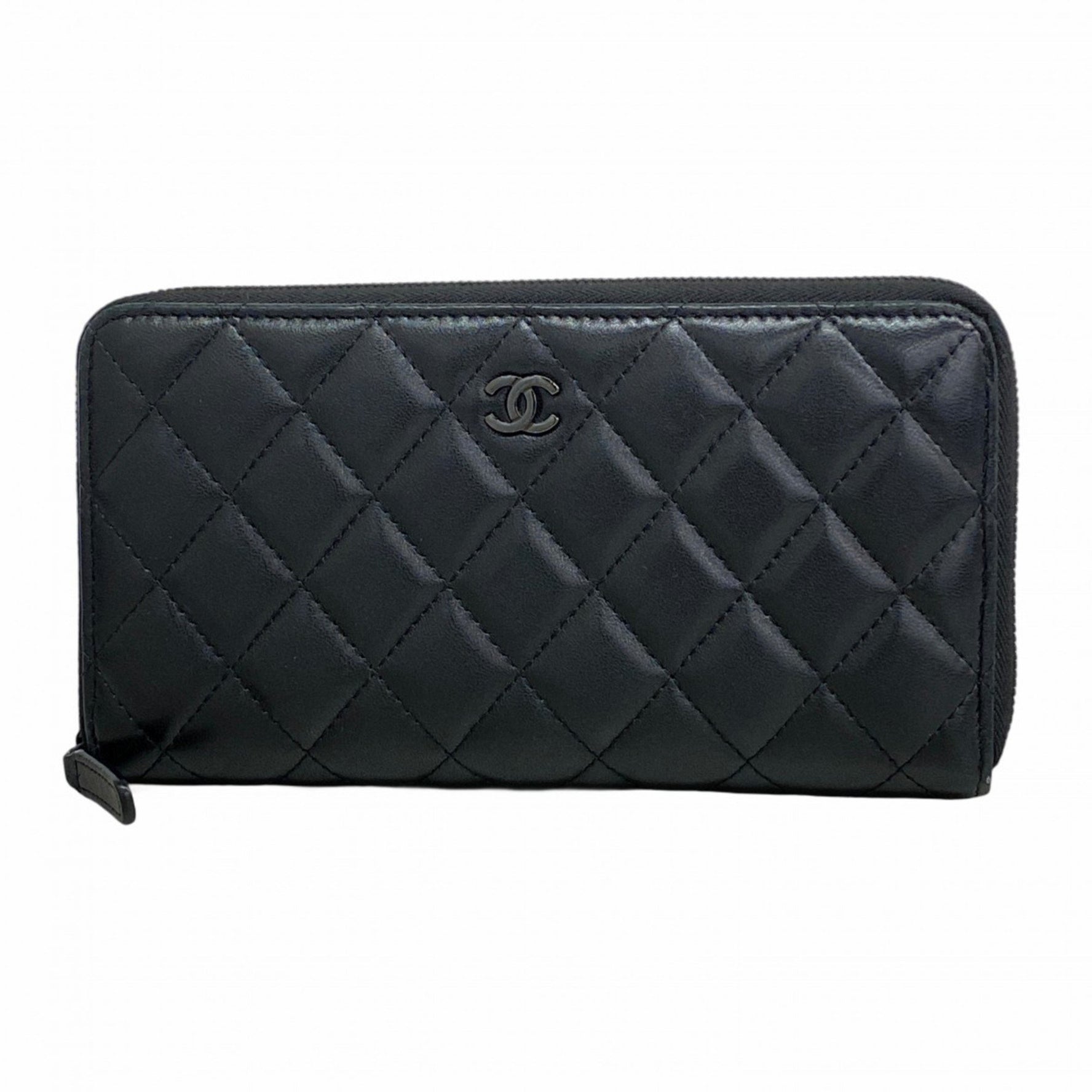 Chanel Matelasse Lambskin Long Wallet