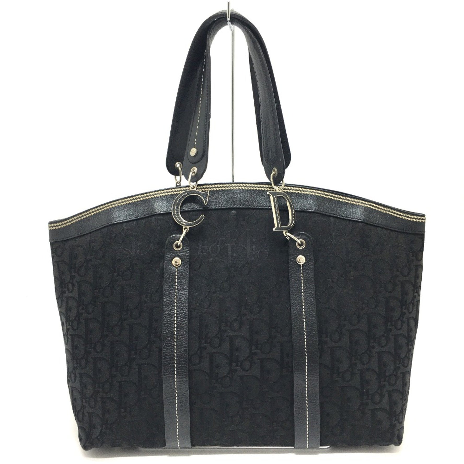 Christian Dior Christian Flower embroidery bag shawl Tote Bag