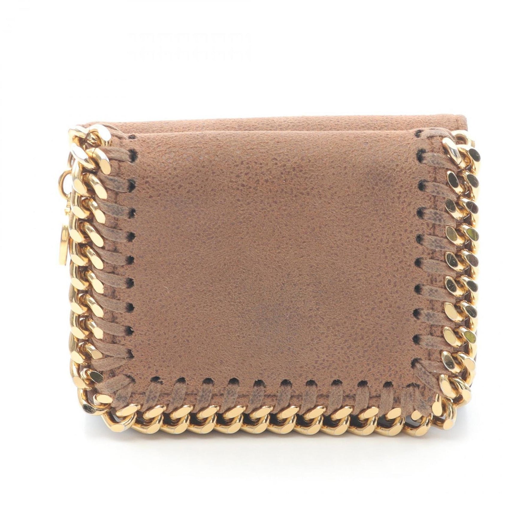 Stella McCartney Falabella Mini Wallet, Tri-fold Faux Leather