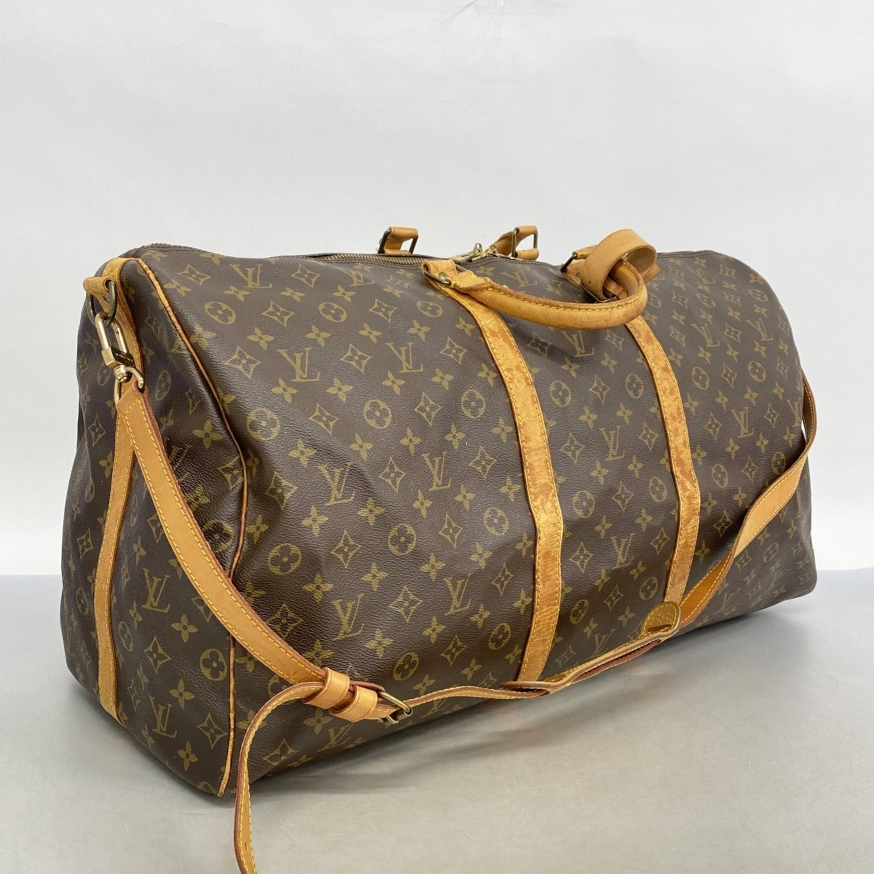 Louis Vuitton Monogram Keepall Bandouliere 60 Boston Bag Men's and